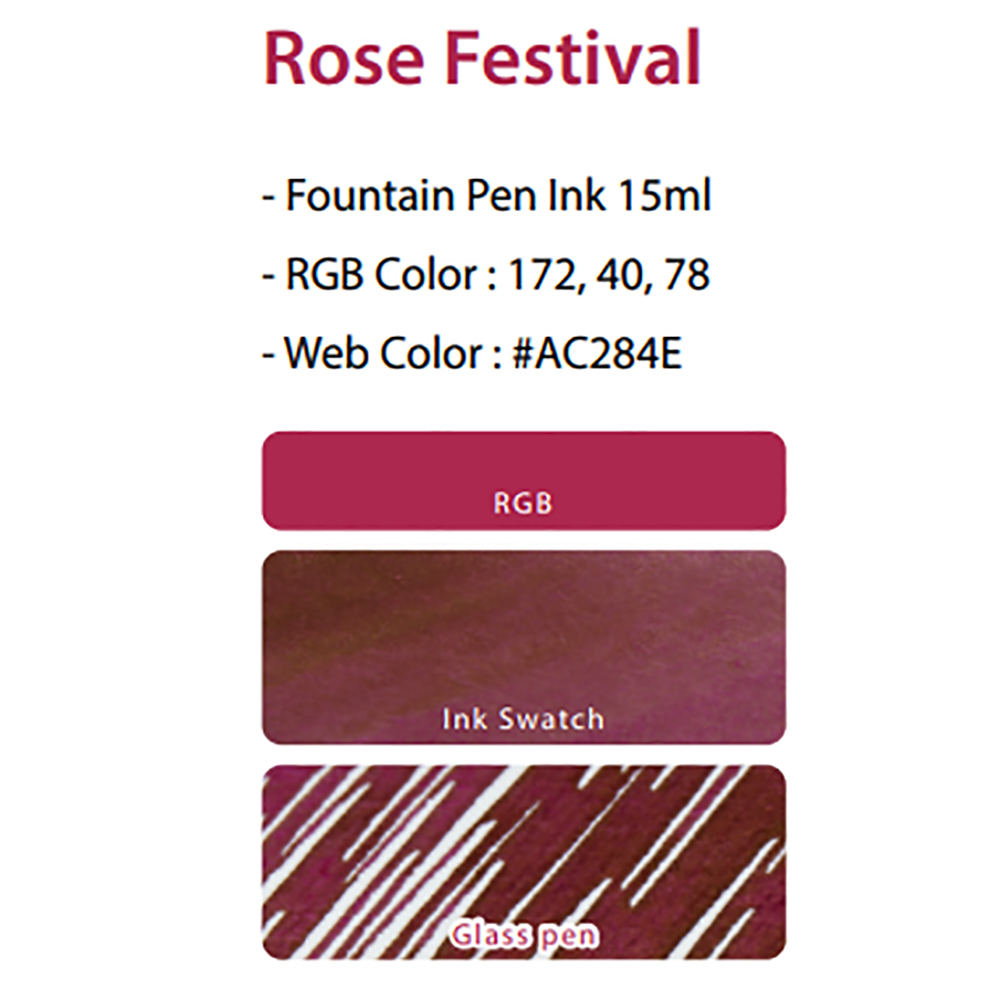 Colorverse Rose Festival USA Special 15 ml. Ink Bottle