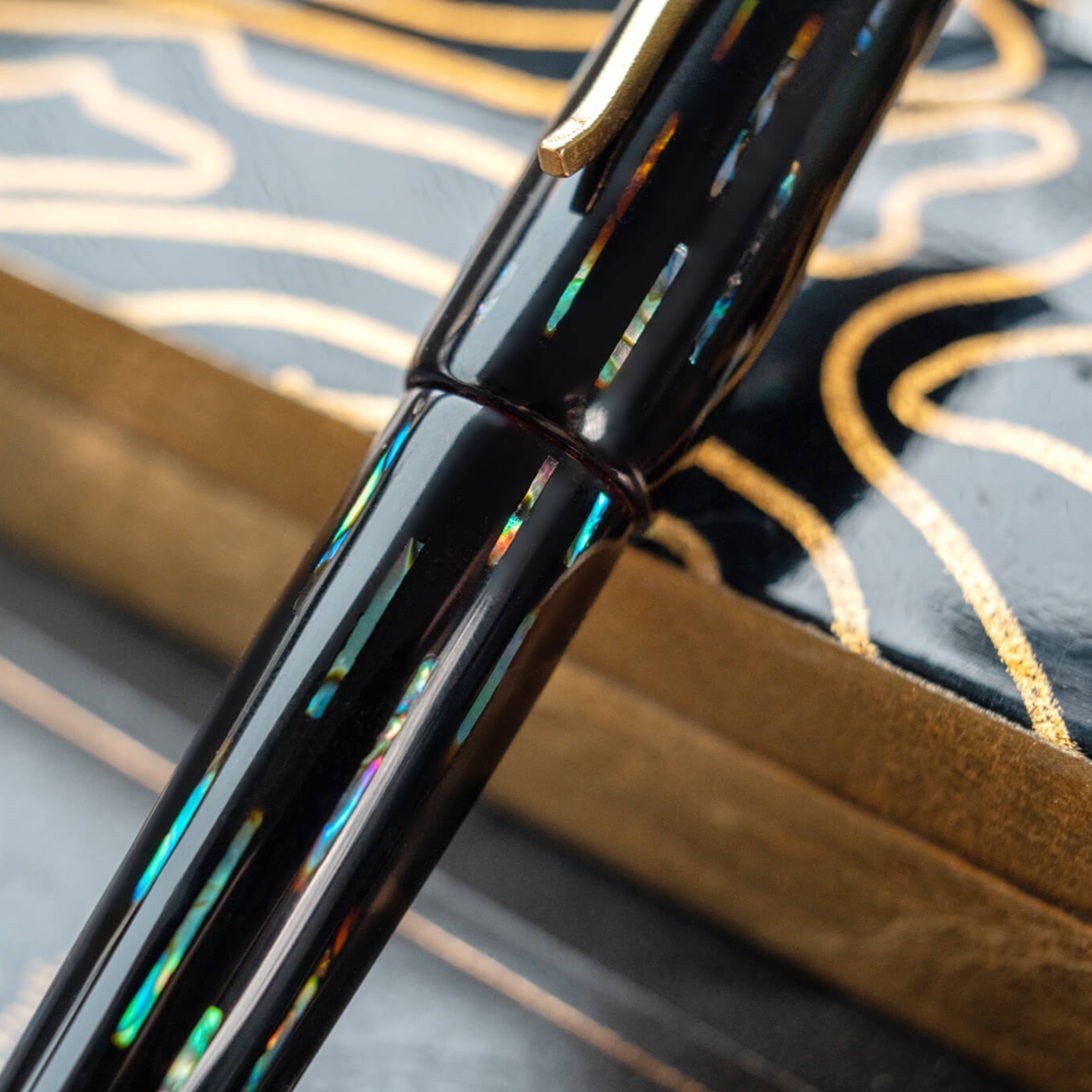 ConCoPens Mother-of-Pearl Lacquer Inlay Bolide 2 Fountain Pen