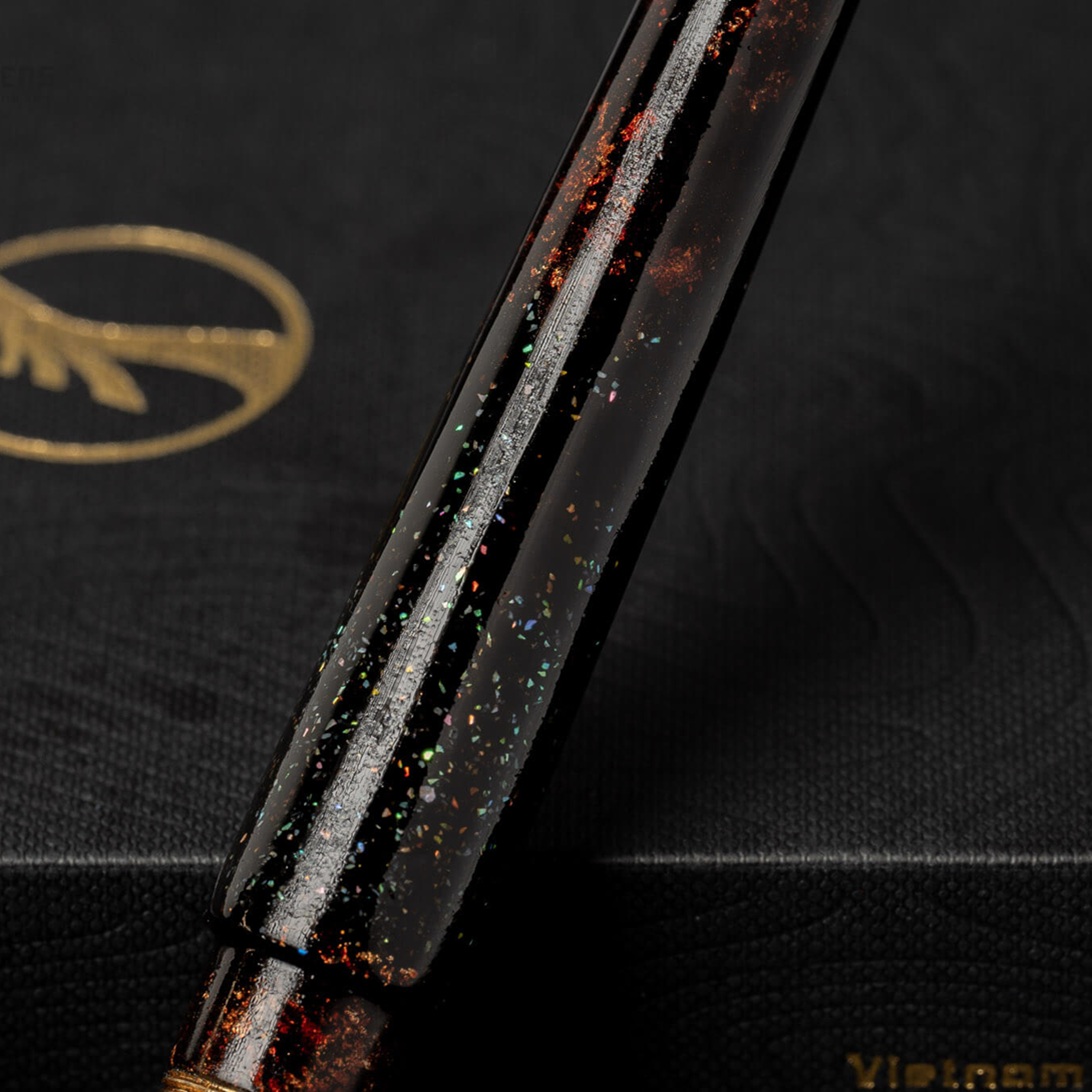 ConCoPens Vietnamese Lacquer Galaxy 01 Fountain Pen