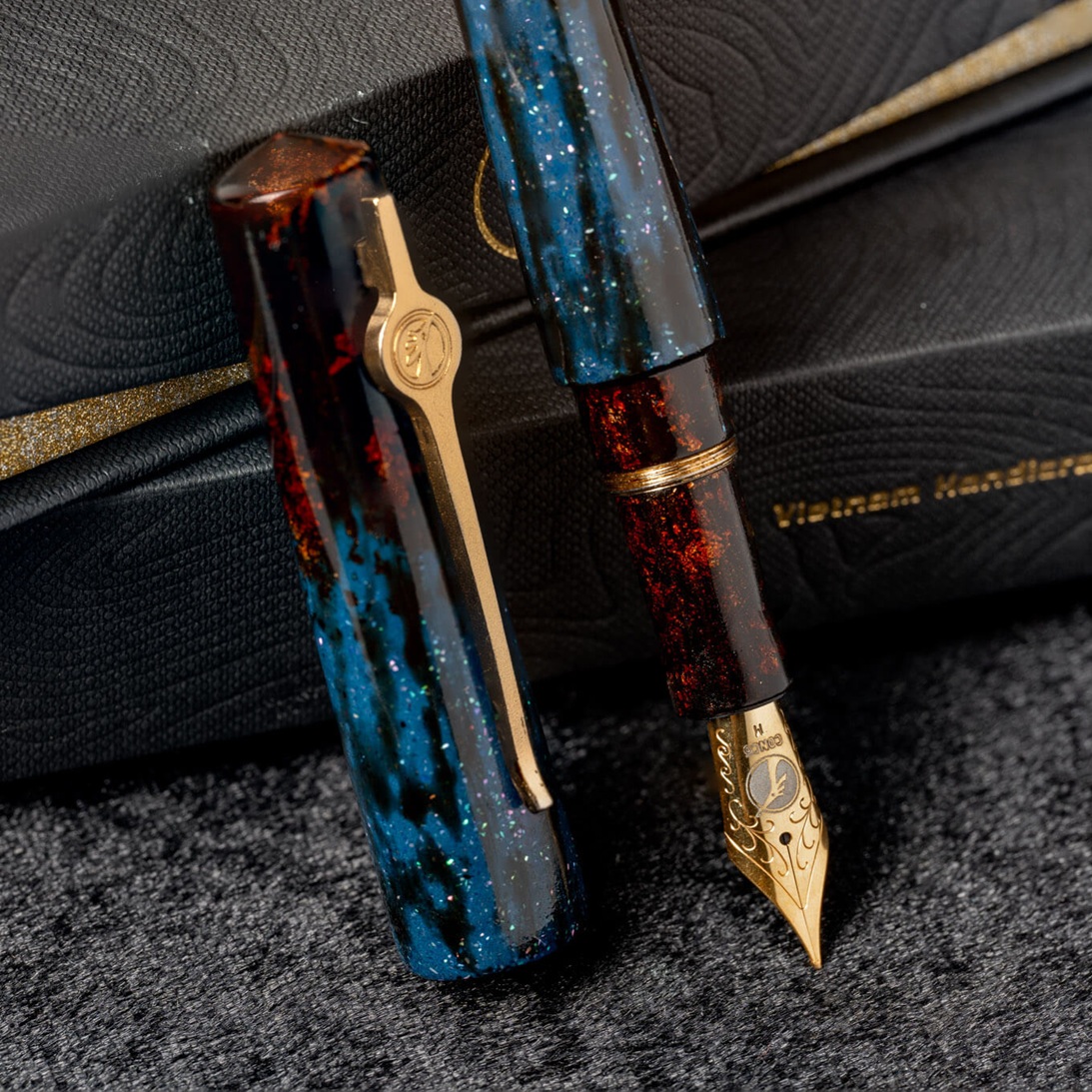 ConCoPens Vietnamese Lacquer Galaxy 02 Reservoarpenna