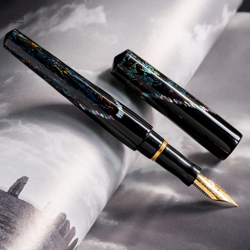 ConCoPens Mother-of-Pearl Lacquer Inlay Ocean Serenade Pióro Wieczne