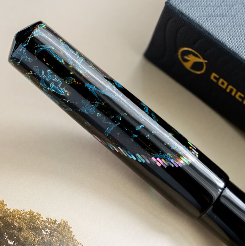 ConCoPens Mother-of-Pearl Lacquer Inlay Ocean Serenade Pióro Wieczne