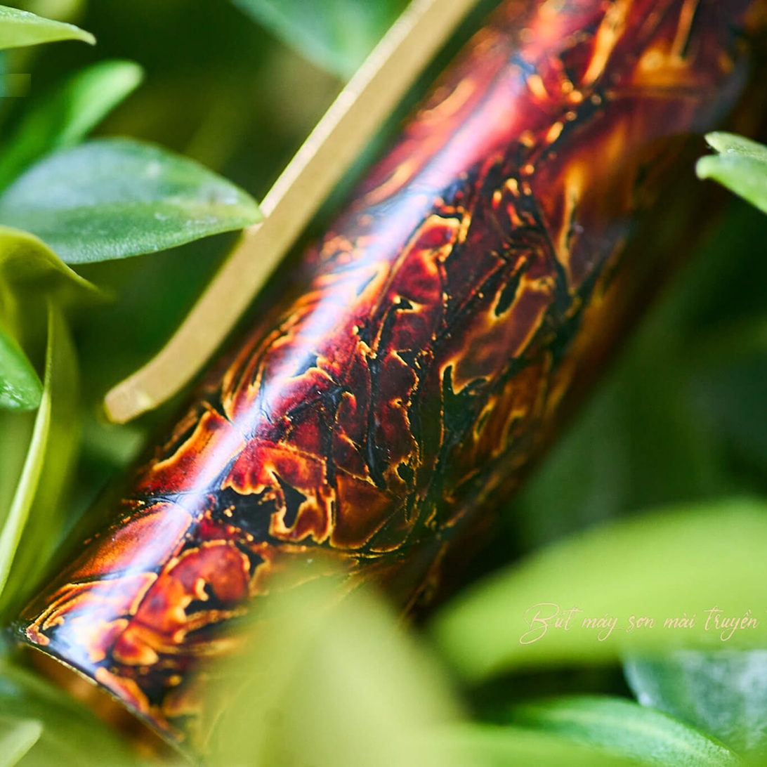 ConCoPens Vietnamese Lacquer Golden Brown Reservoarpenna