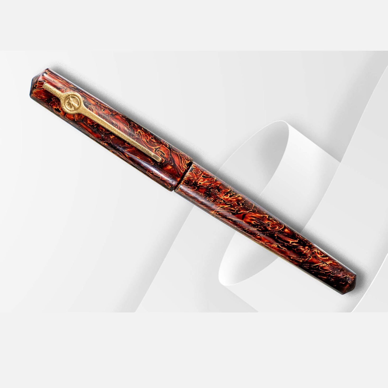 ConCoPens Vietnamese Lacquer Golden Brown Reservoarpenna