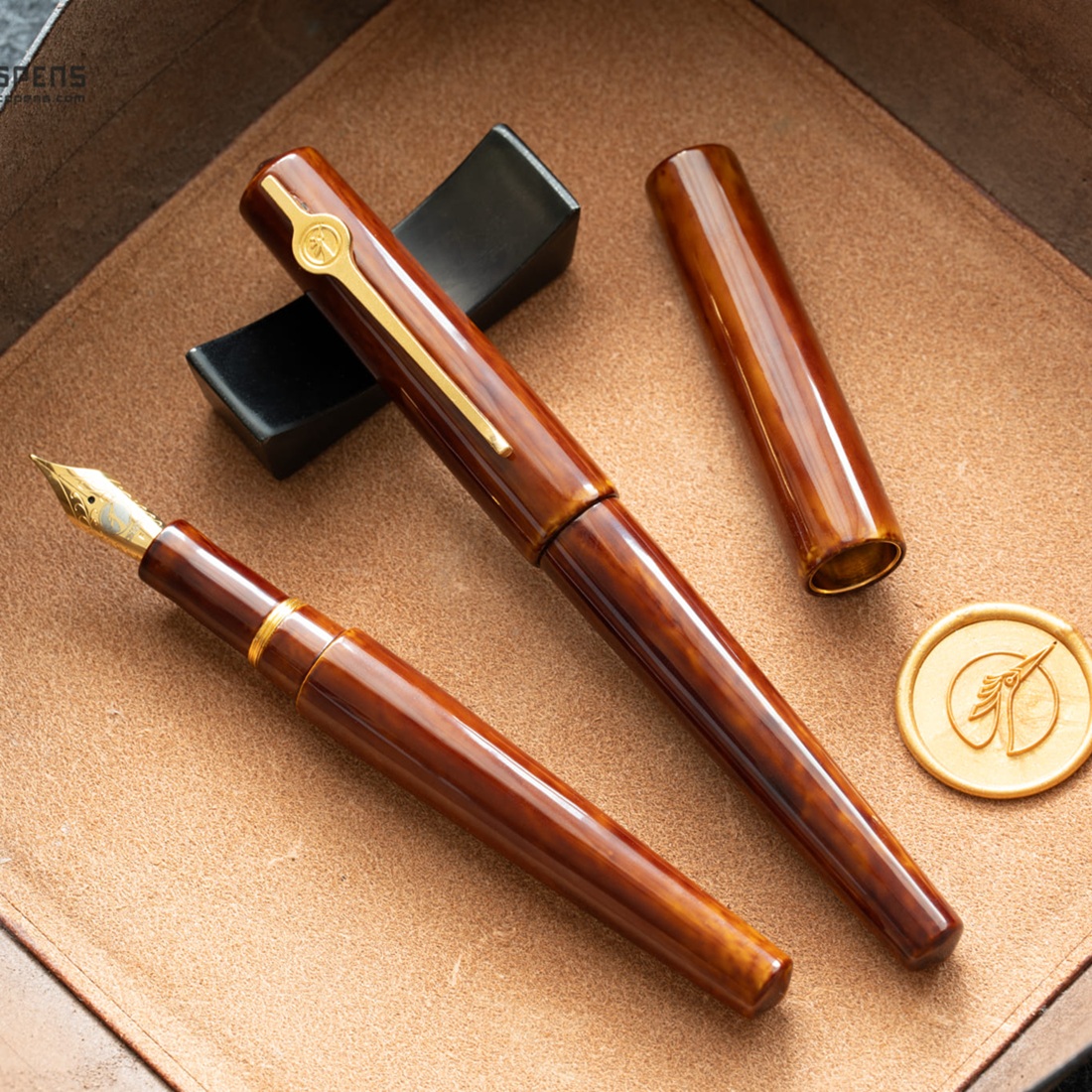 ConCoPens Vietnamese Lacquer Mộc Brown  Füllfederhalter