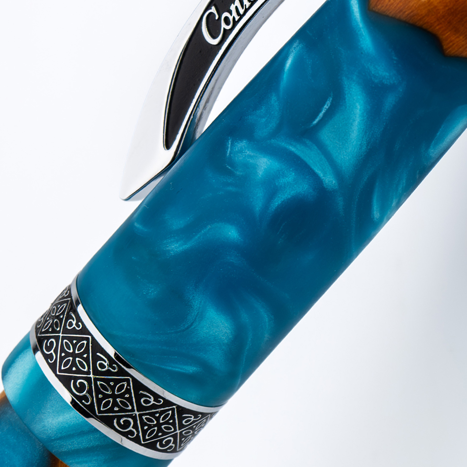 Conklin 1898 Spectra Fusion Blue ST Stylo plume