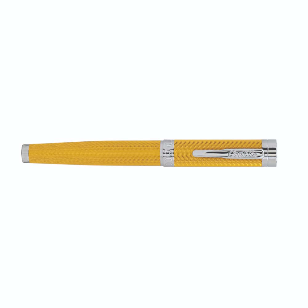 Conklin Herringbone Yellow Fountain pen