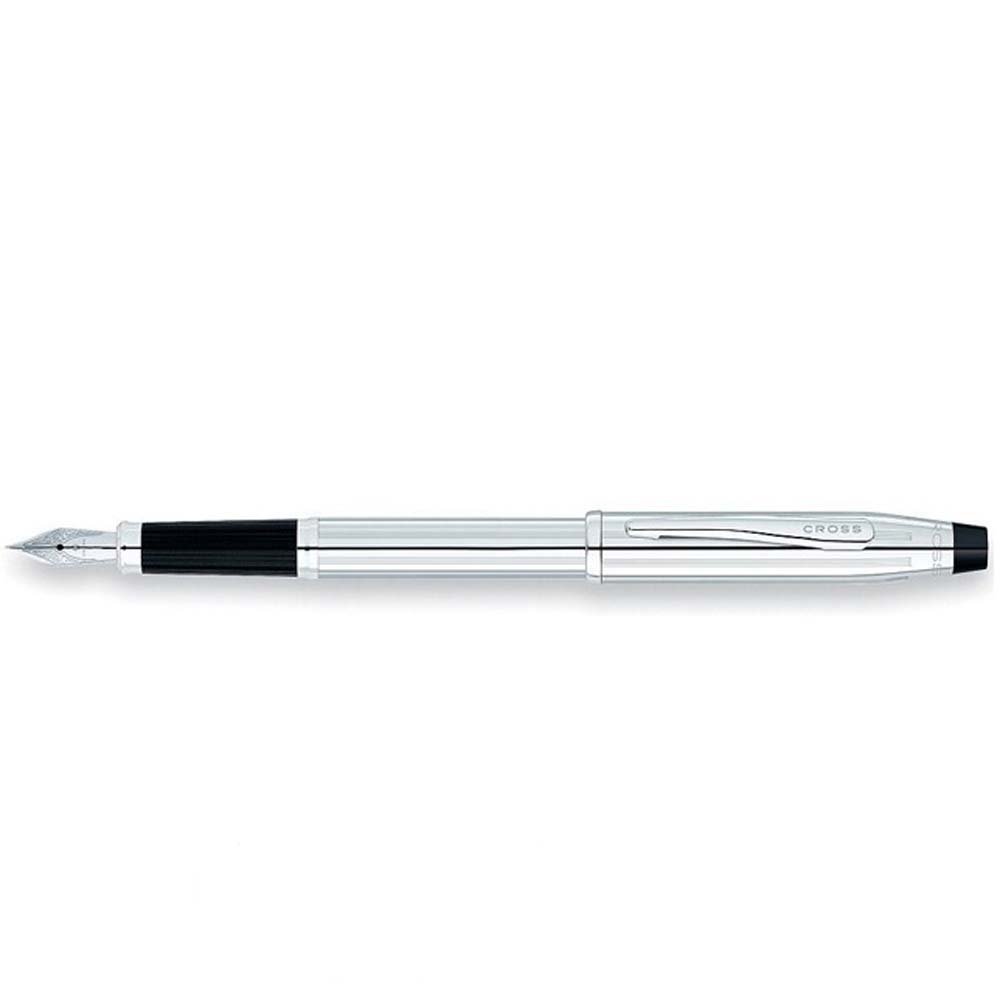 Cross Century II Lustrous Chrome Caneta de Tinta Permanente
