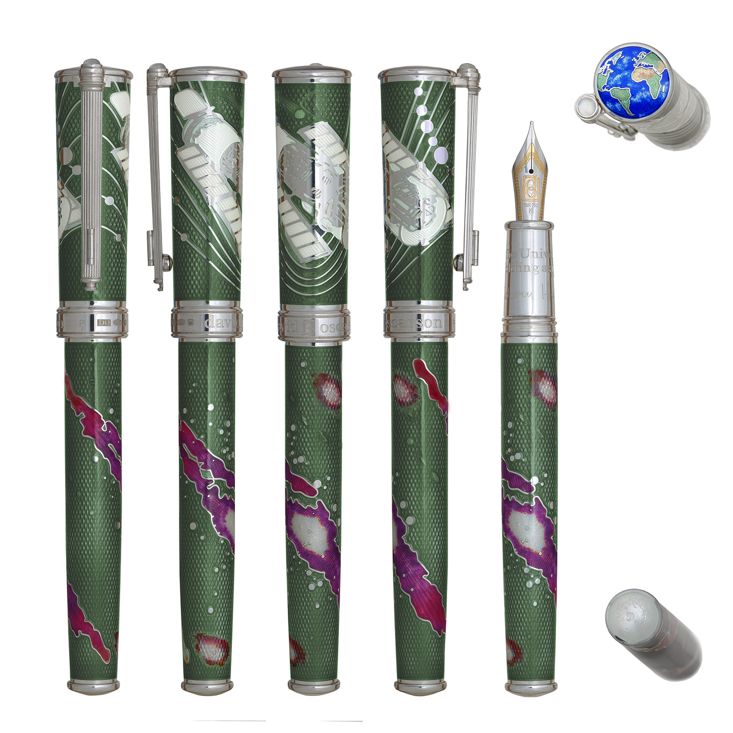 David Oscarson Edwin Hubble Galactic Green ST Pióro wieczne