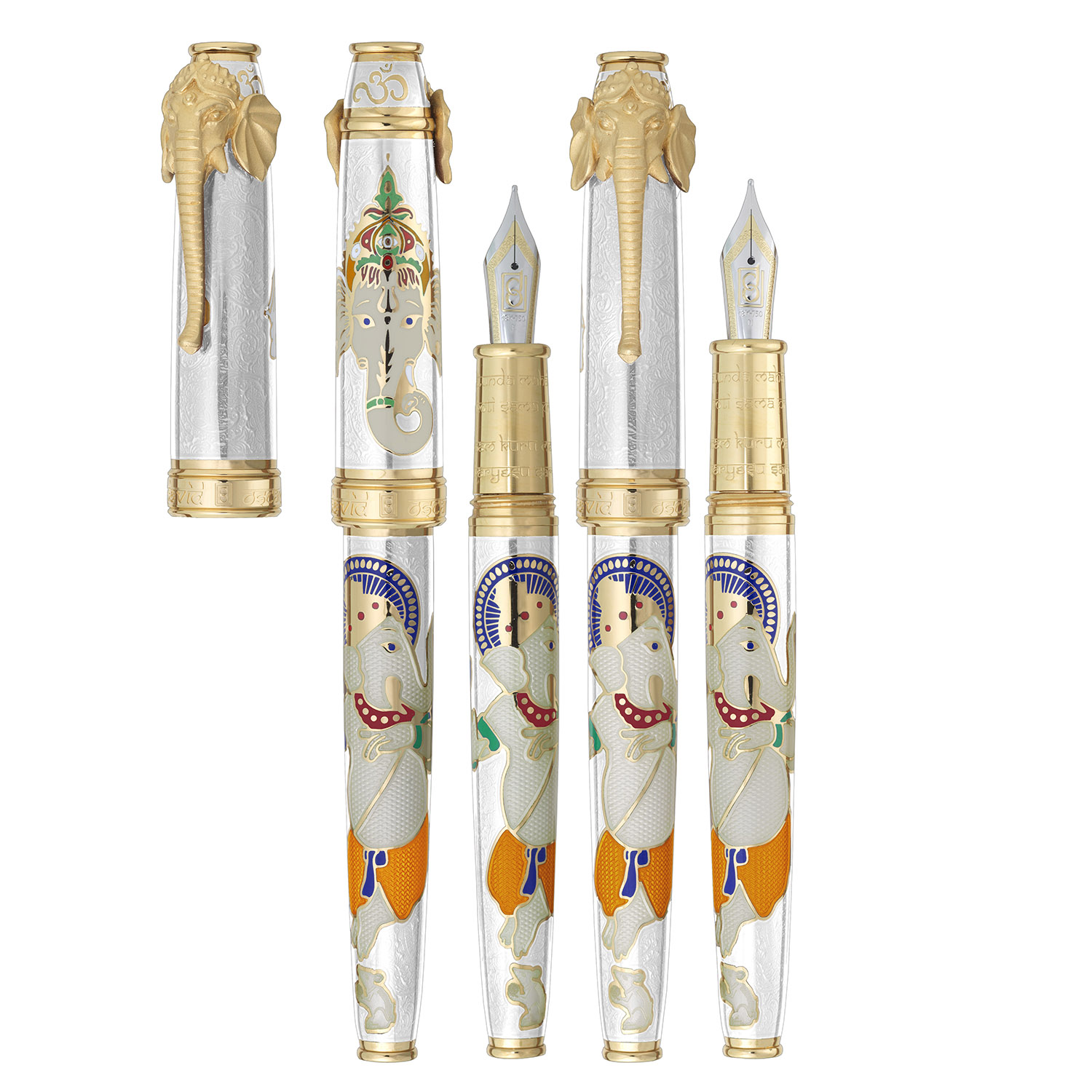 David Oscarson Lord Ganesha White GT Pluma estilográfica