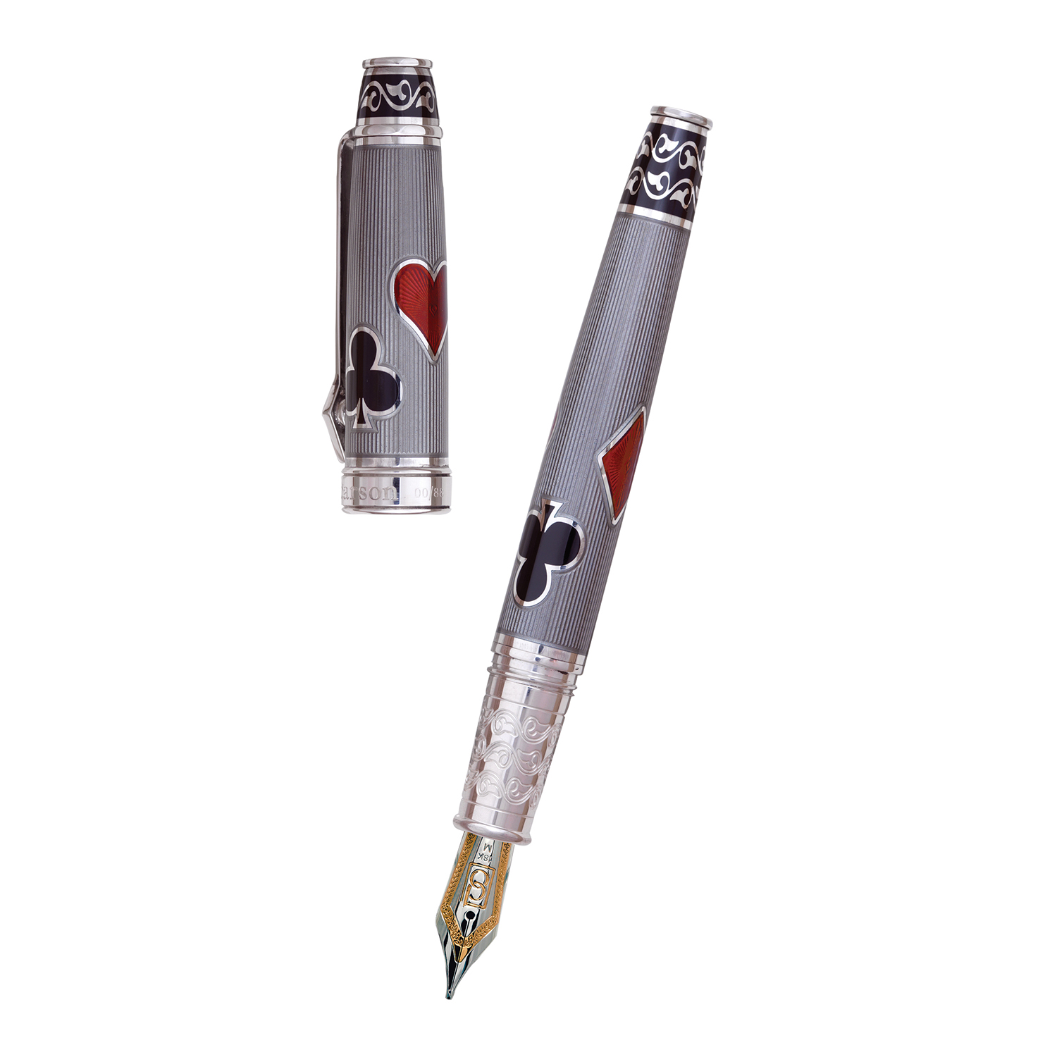 David Oscarson Les Quatre Couleurs Grey ST Fountain pen