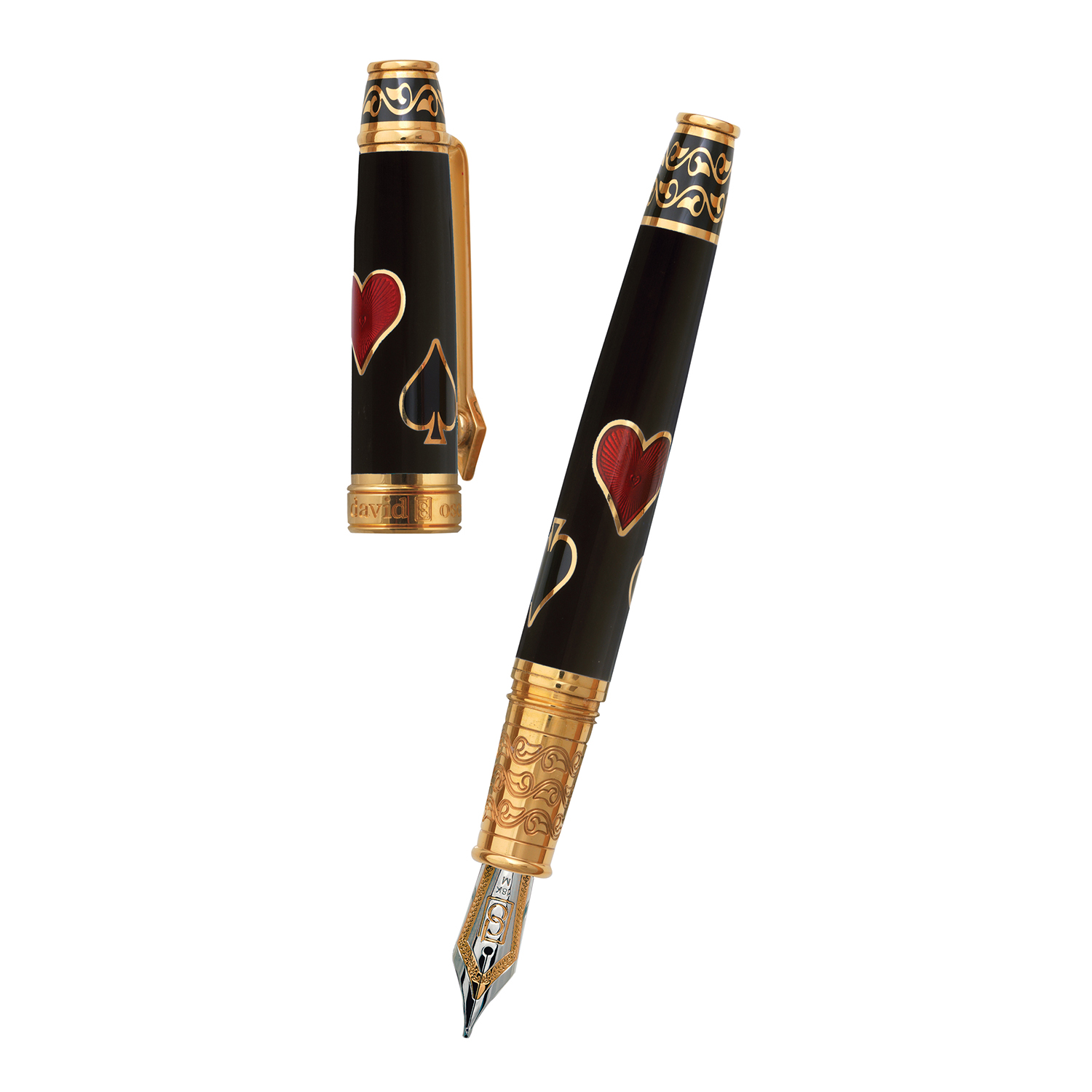 David Oscarson Les Quatre Couleurs Black GT Fountain pen