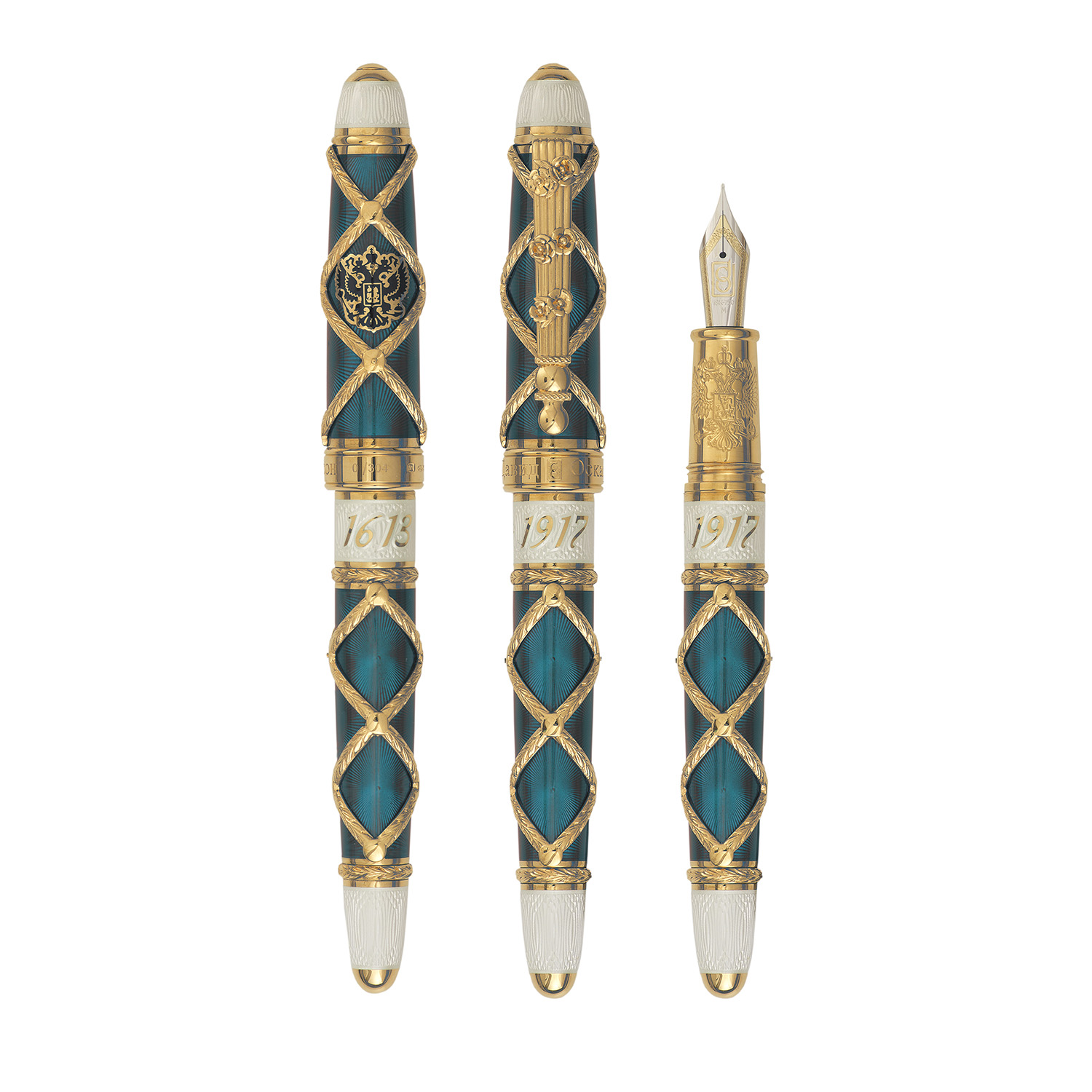 David Oscarson Russian Imperial Turquoise GT Fountain pen