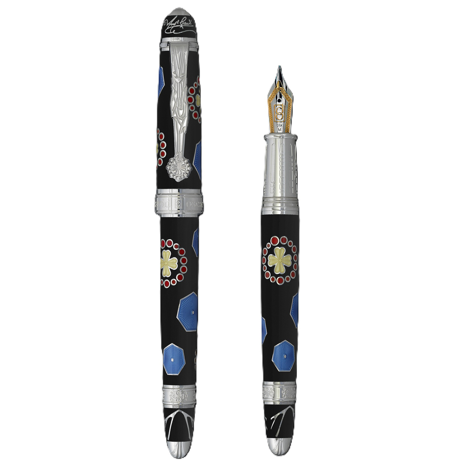 David Oscarson La Sagrada Familia Black Onyx Fountain pen