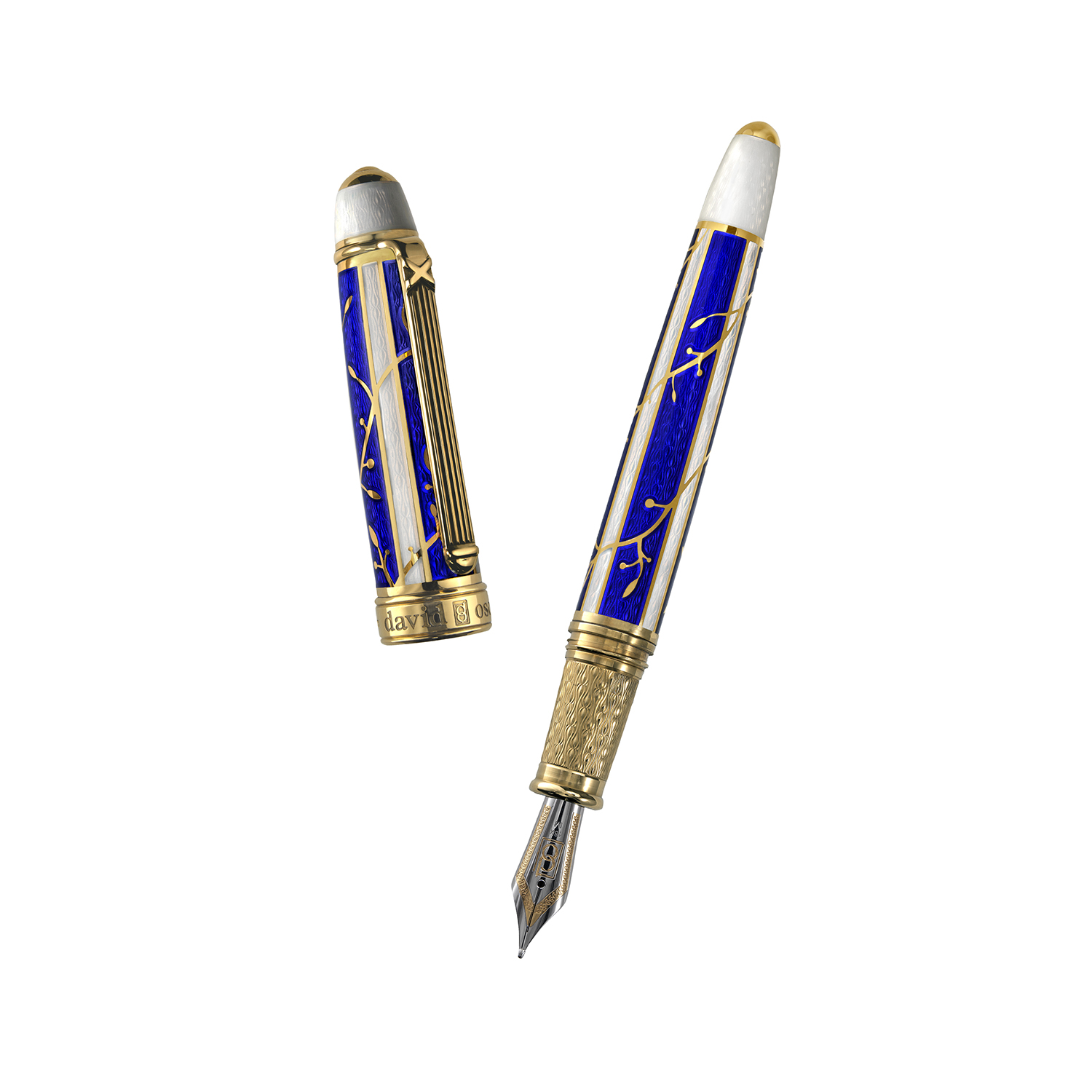 David Oscarson Trellis Sapphire Blue Reservoarpenna