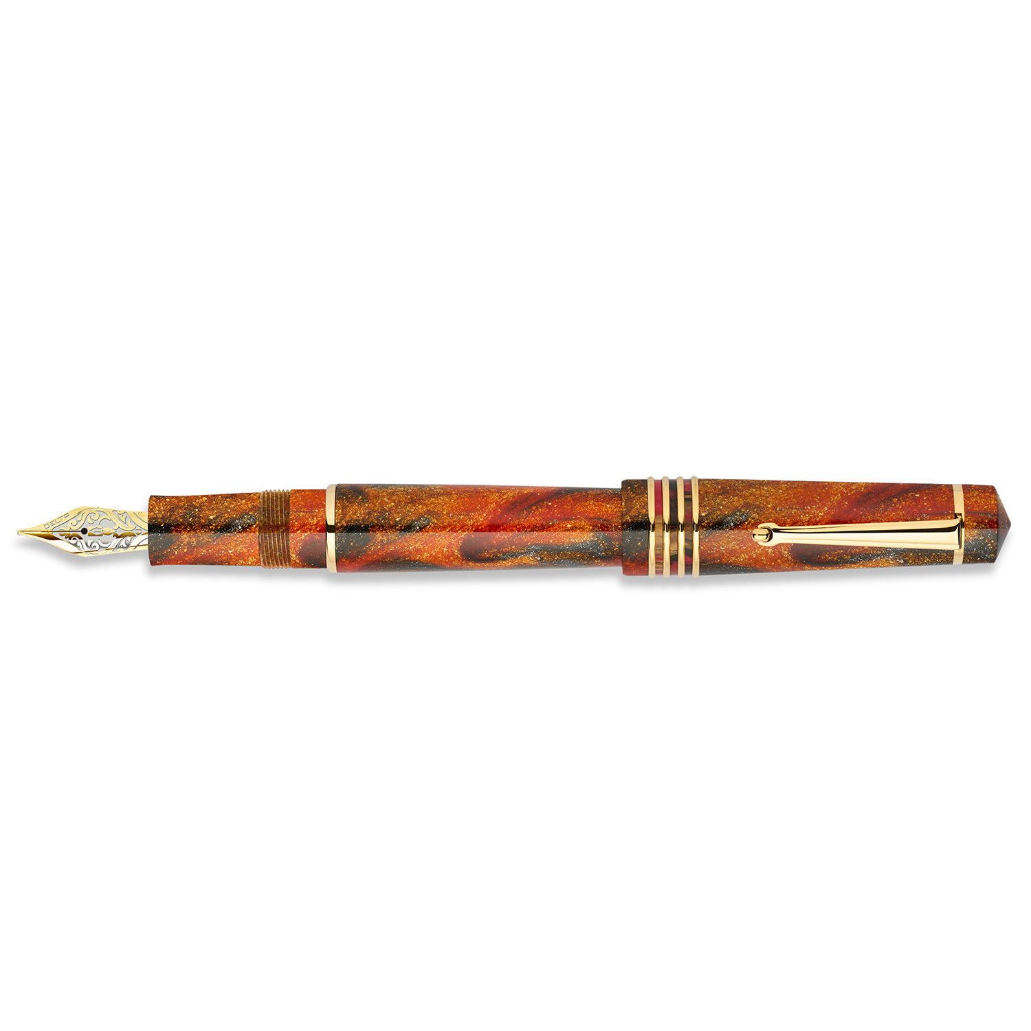 Delta Dolce Vita 2.0 Glow Up ORO by Jonathon Brooks Mid-Size GT Piston Vulpen