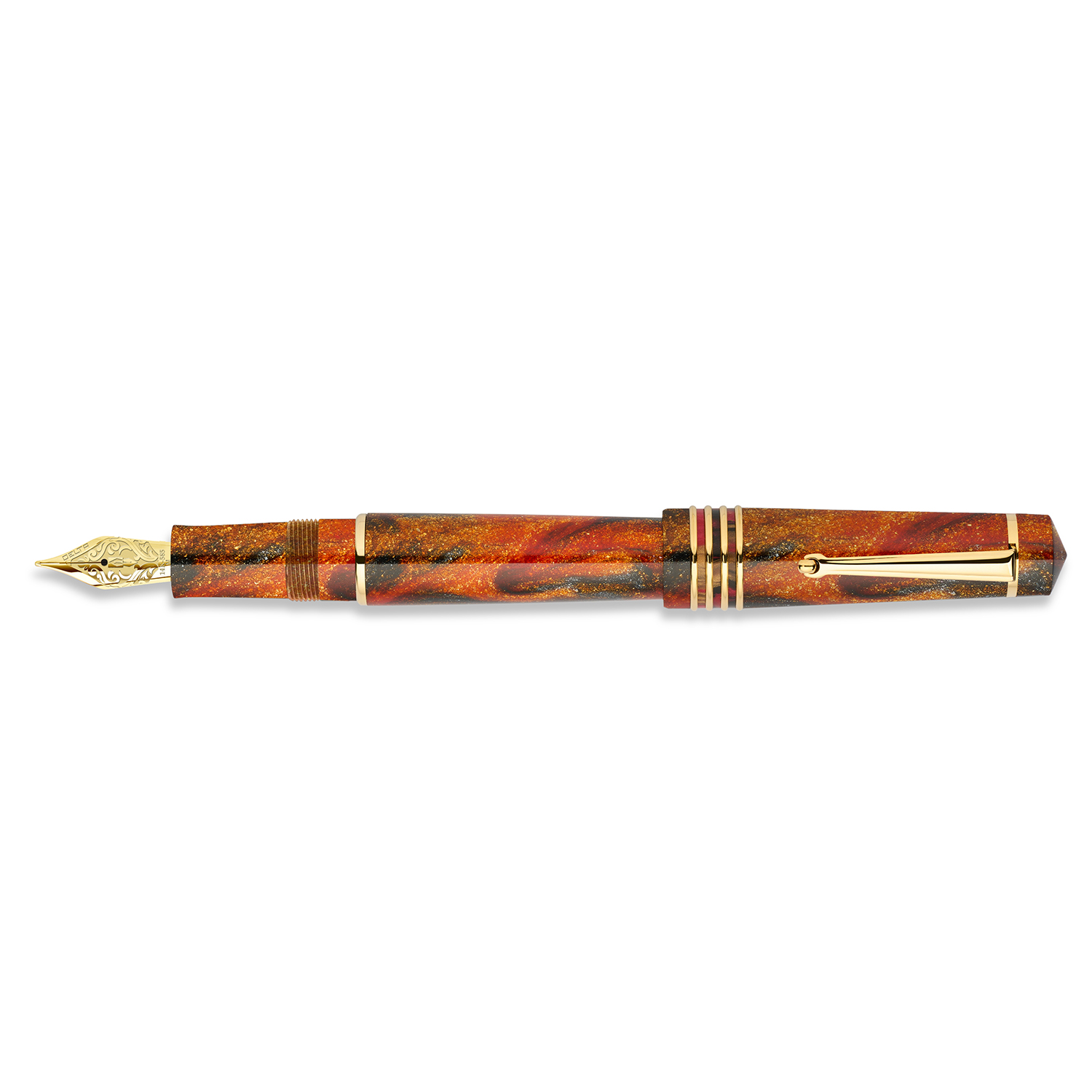 Delta Dolce Vita 2.0 Glow Up ORO by Jonathon Brooks Mid-Size GT Piston Vulpen