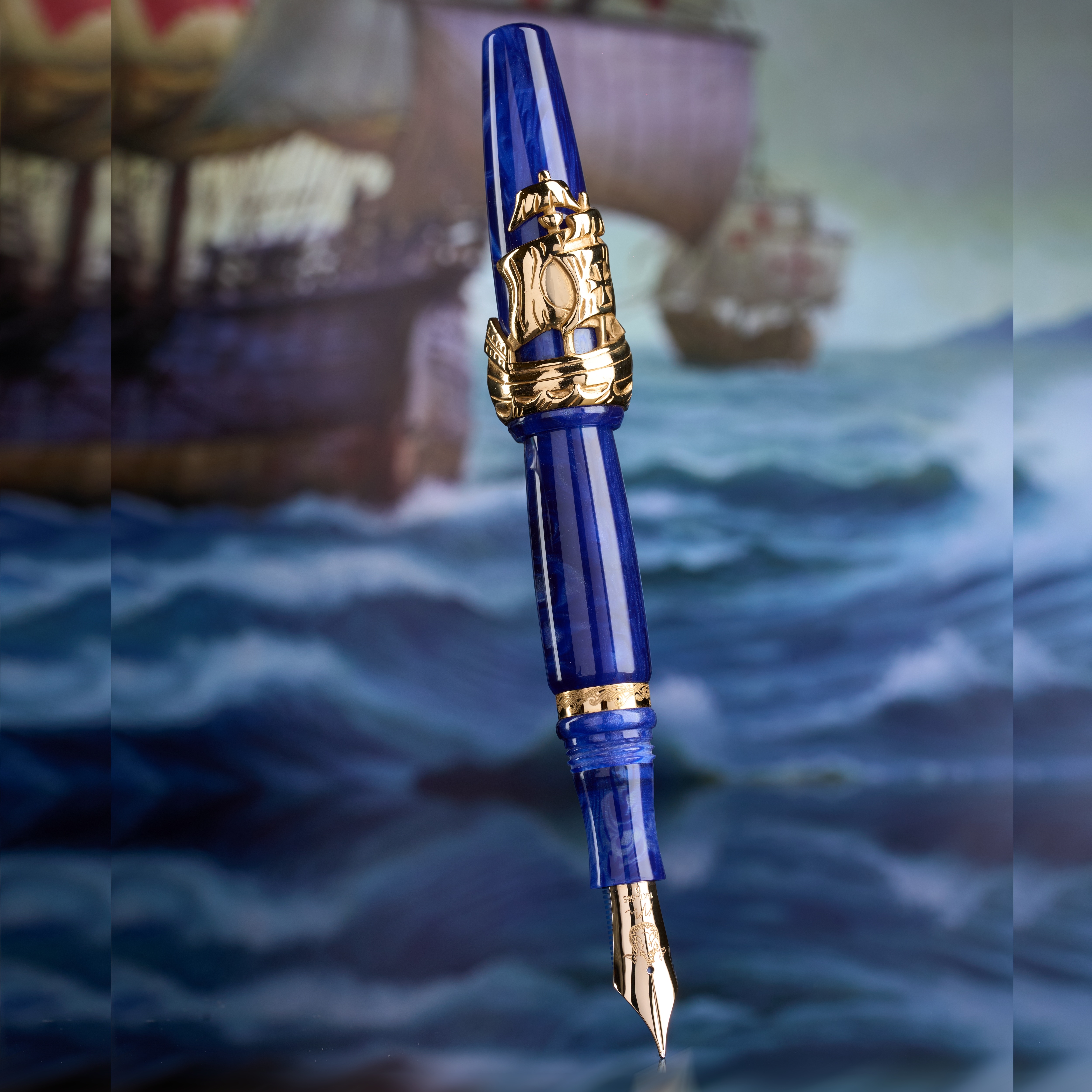 Nino Marino Signature Columbus Gold Fountain pen