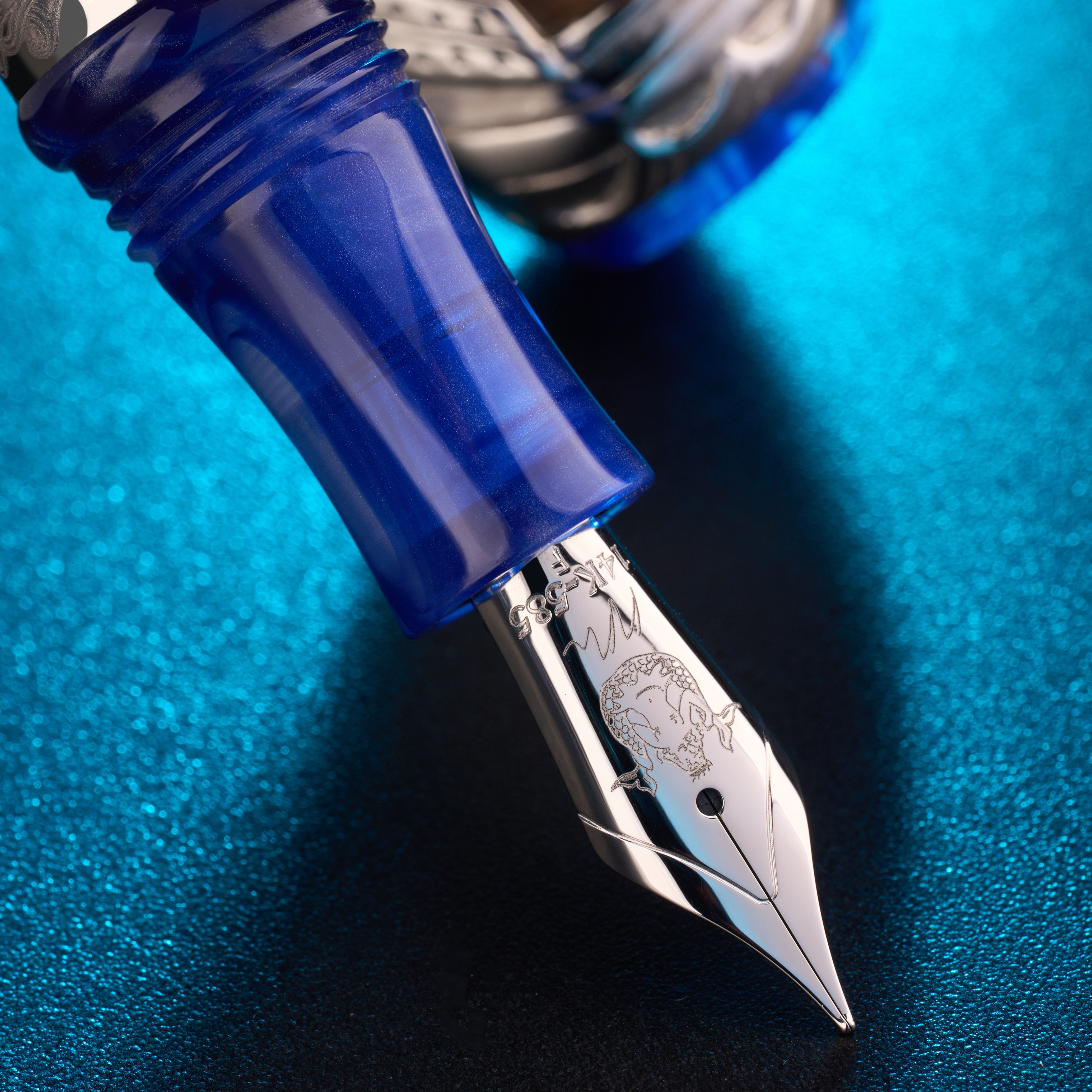 Nino Marino Signature Columbus Silver Fountain pen