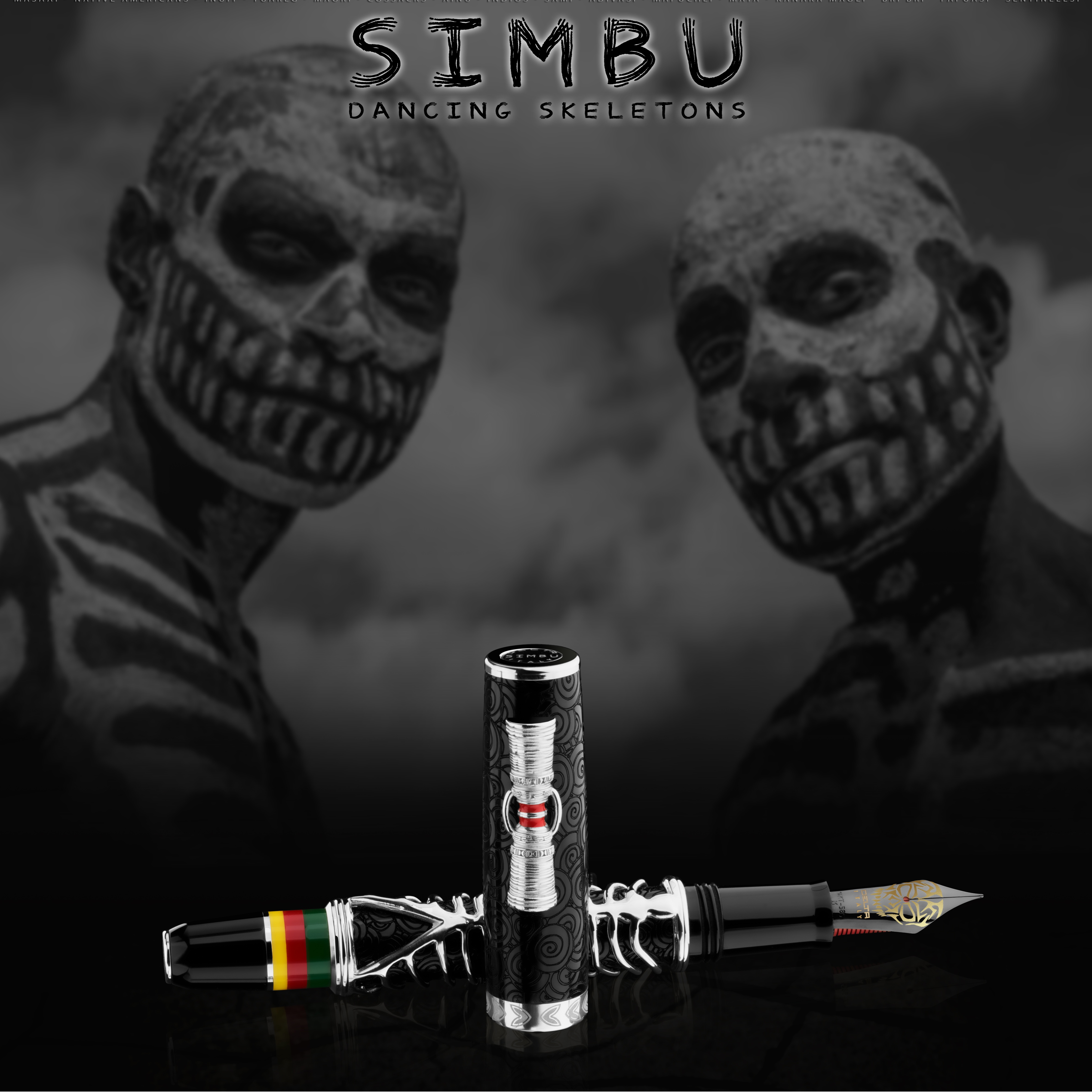 Delta Indigenous Simbu Black Sterling Silver LE ST Vulpen