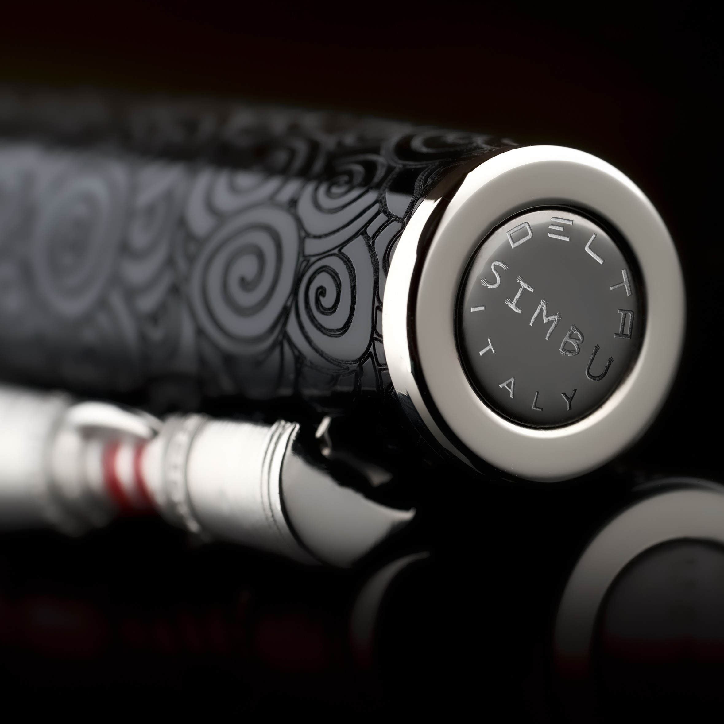 Delta Indigenous Simbu Black Sterling Silver LE ST Vulpen