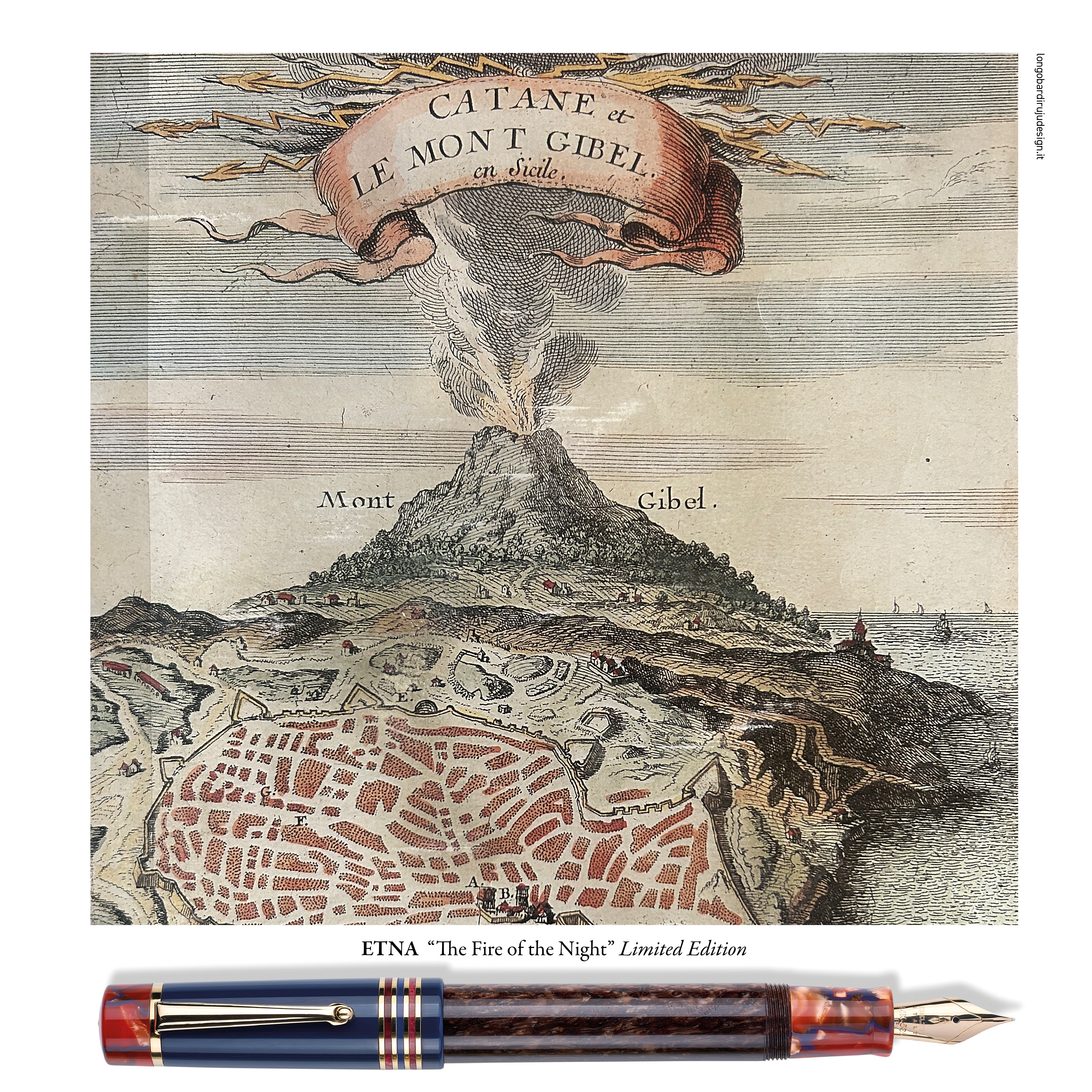Delta Italian Treasures Etna LE GT Fountain pen