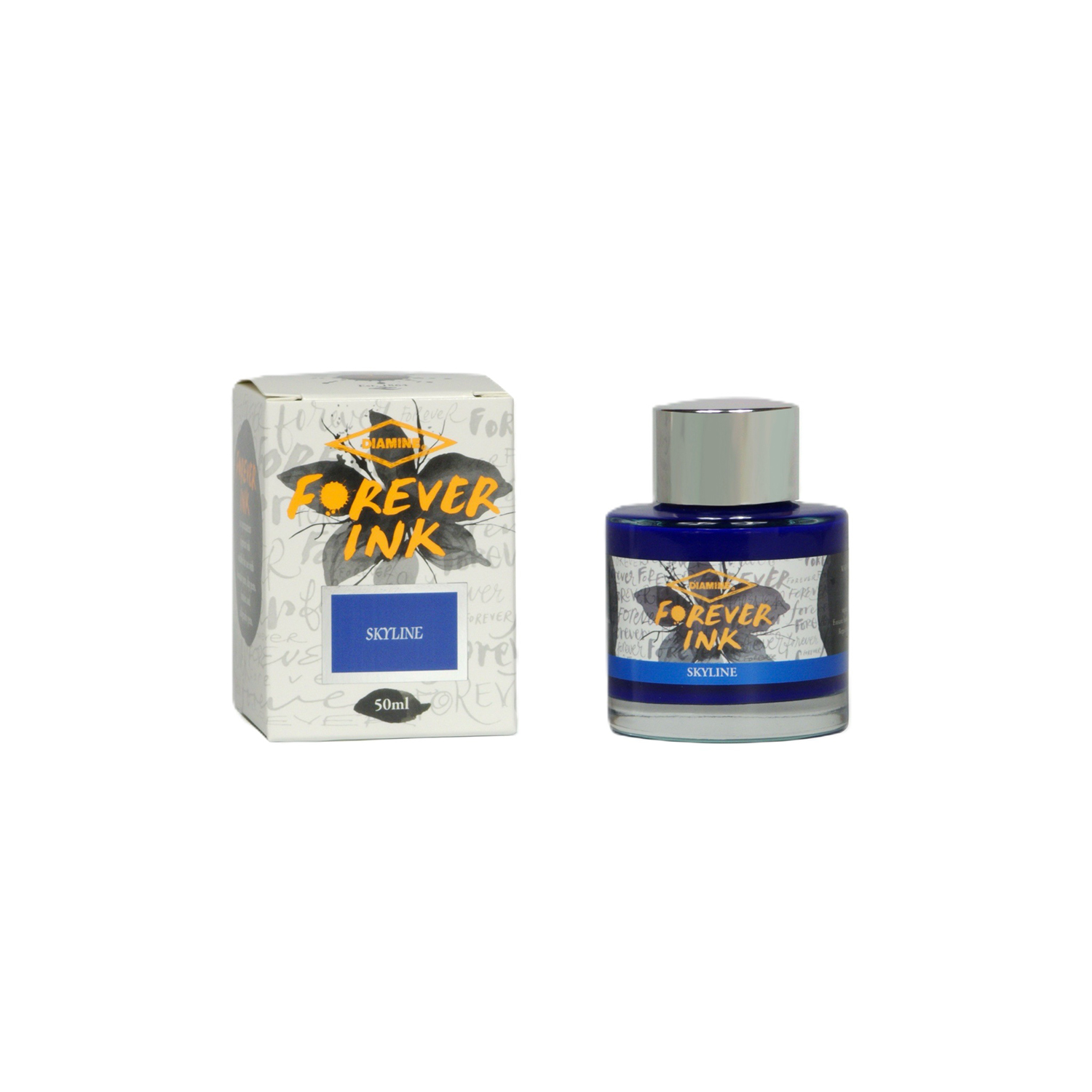 Diamine Forever Ink Skyline Blue 50ml Ink Bottle