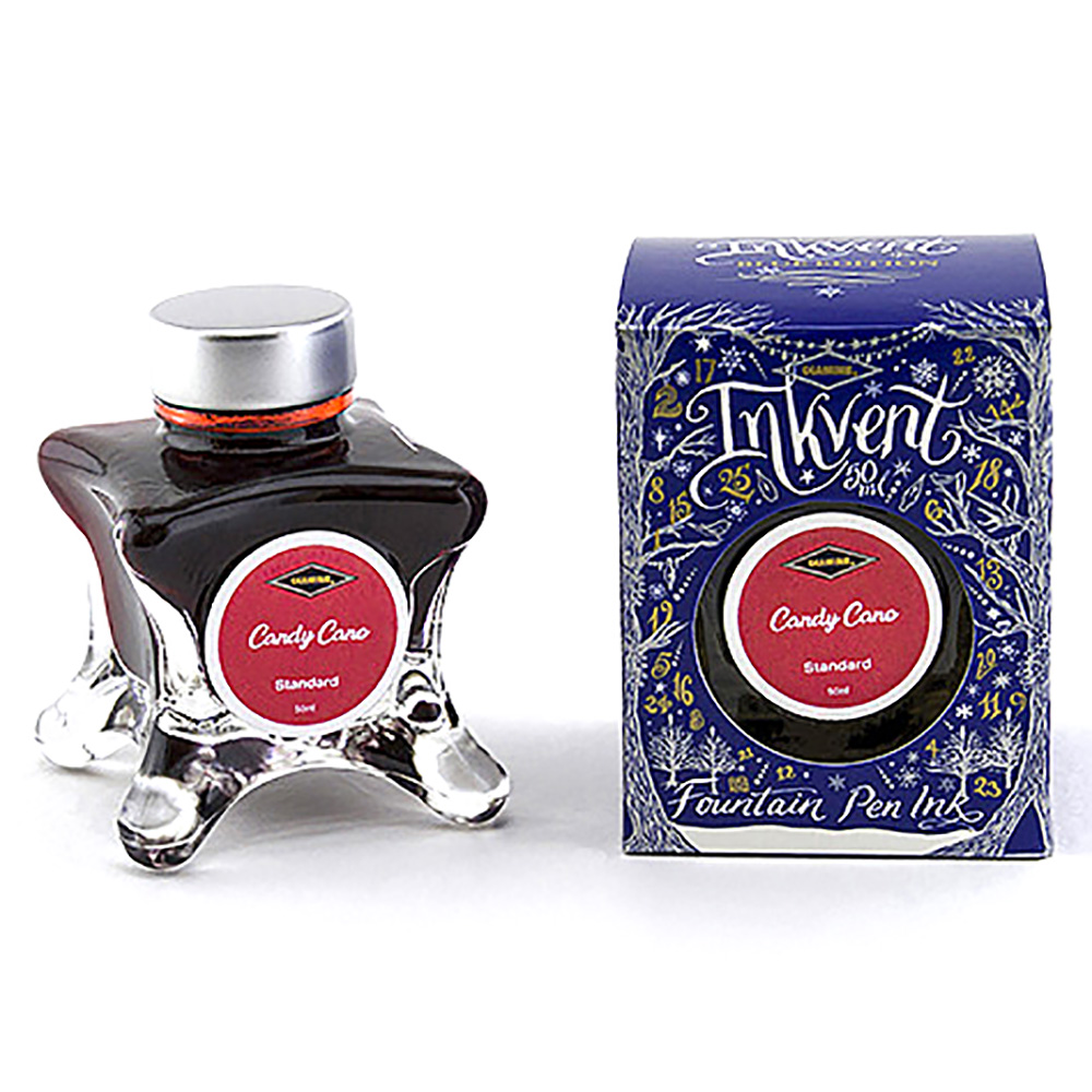 Diamine  Inkvent Candy Cane Ink Bottle