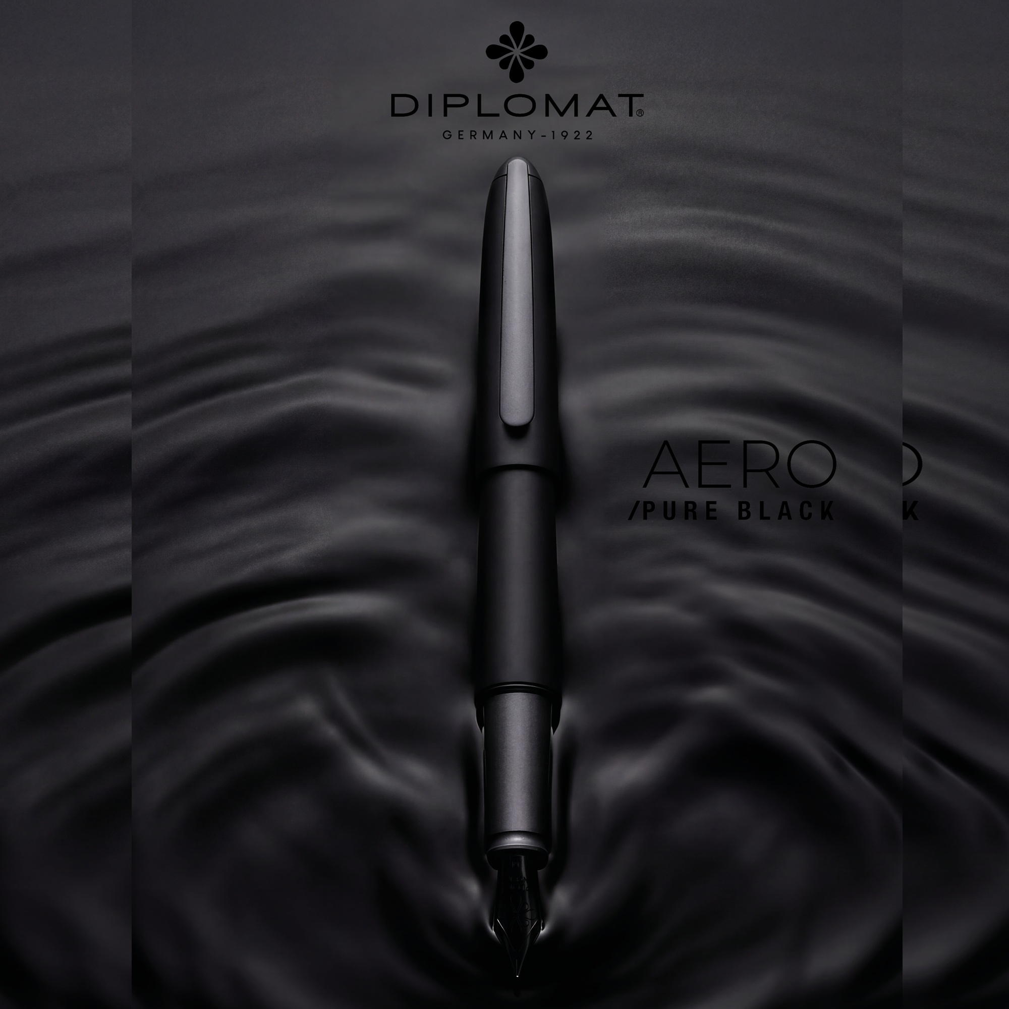 Diplomat Aero Pure Black Special Edition Vulpen