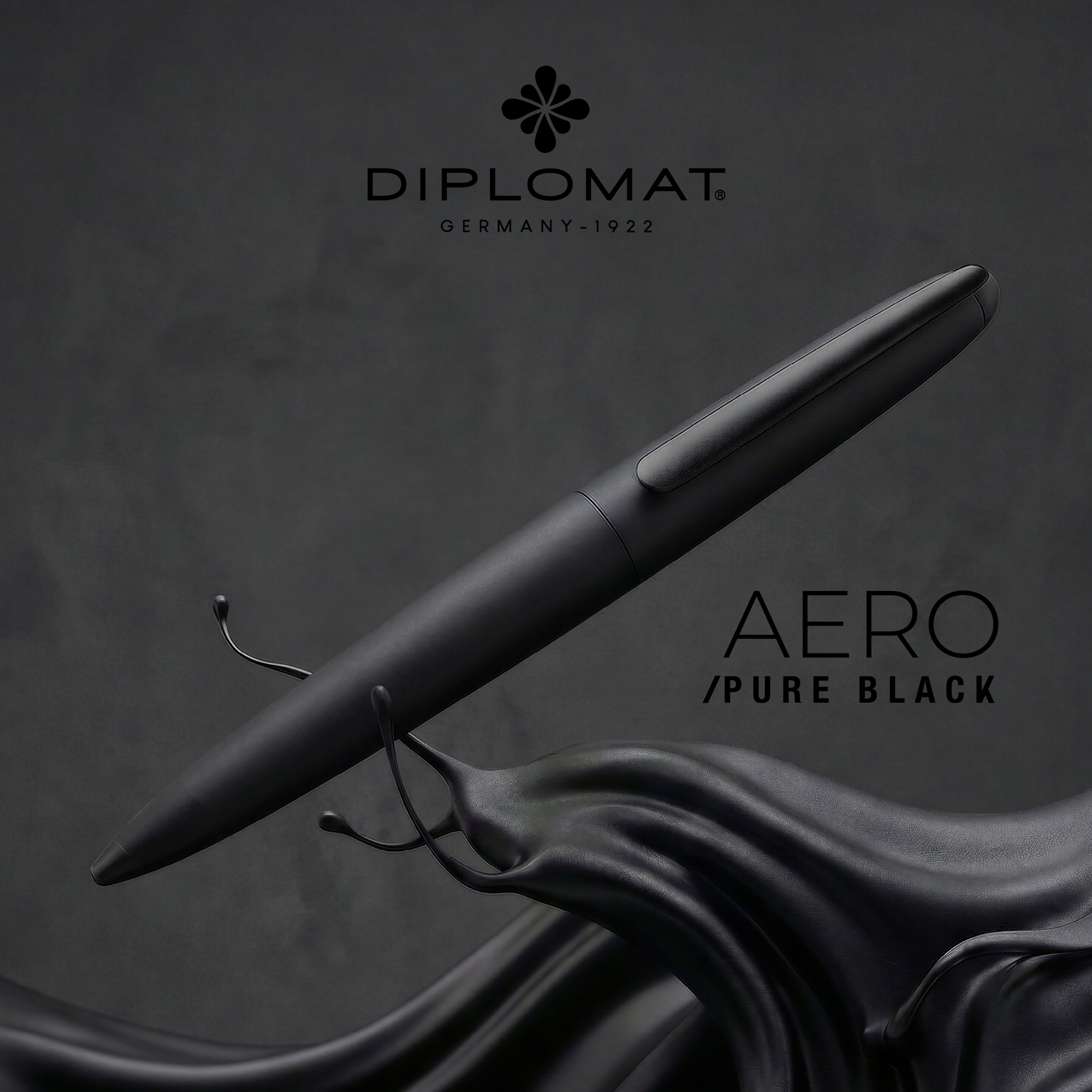 Diplomat Aero Pure Black Special Edition Vulpen