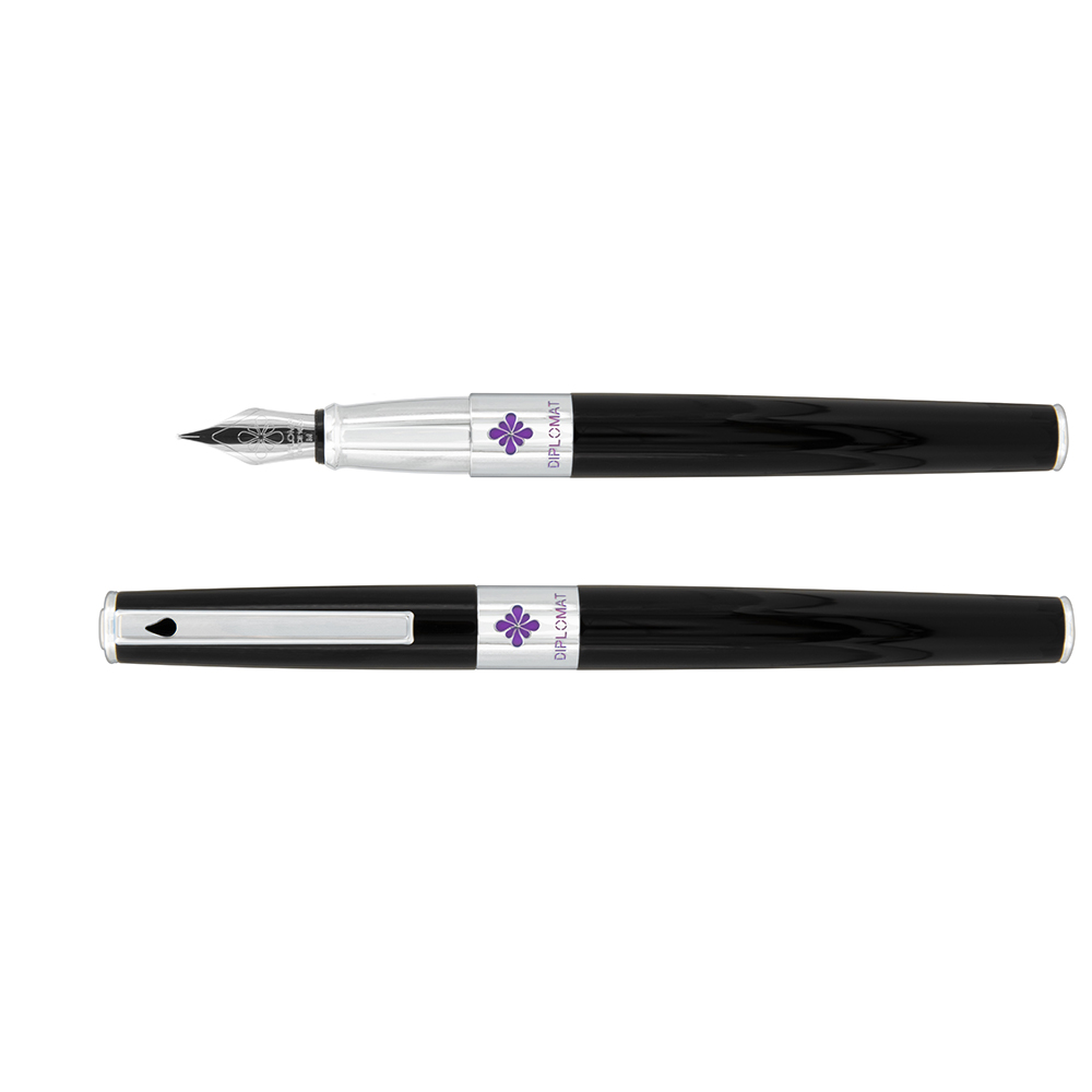 Diplomat CLR Black Lacquer Fountain pen