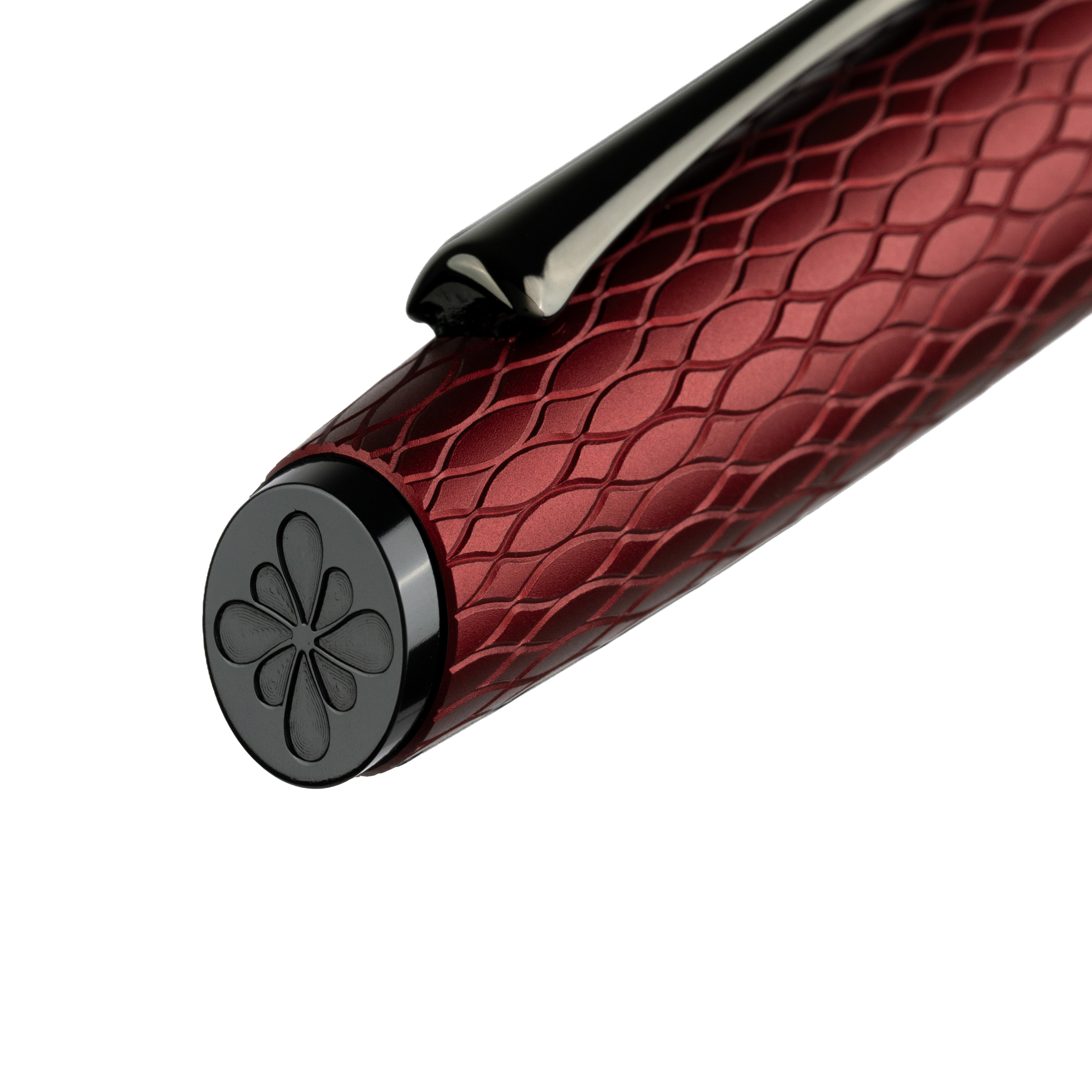 Diplomat Cobra Burgundy Red Guilloche Fountain pen