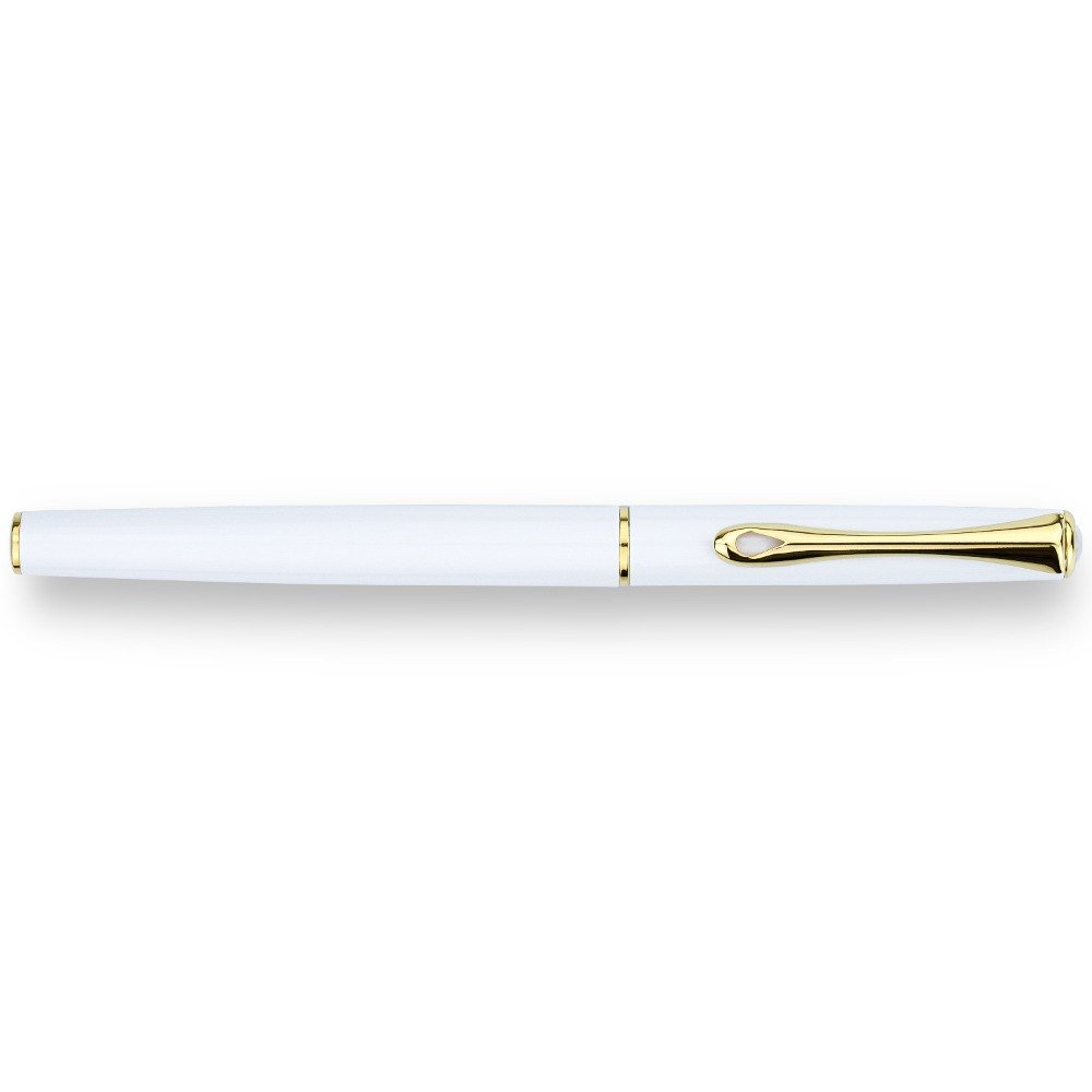 Diplomat Traveller Snowhite Gold Rollerball