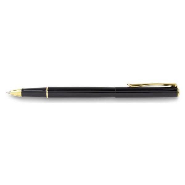 Diplomat Traveller Black Laque Gold Roller