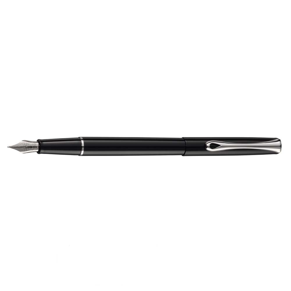 Diplomat Traveller Black Laque Caneta de Tinta Permanente