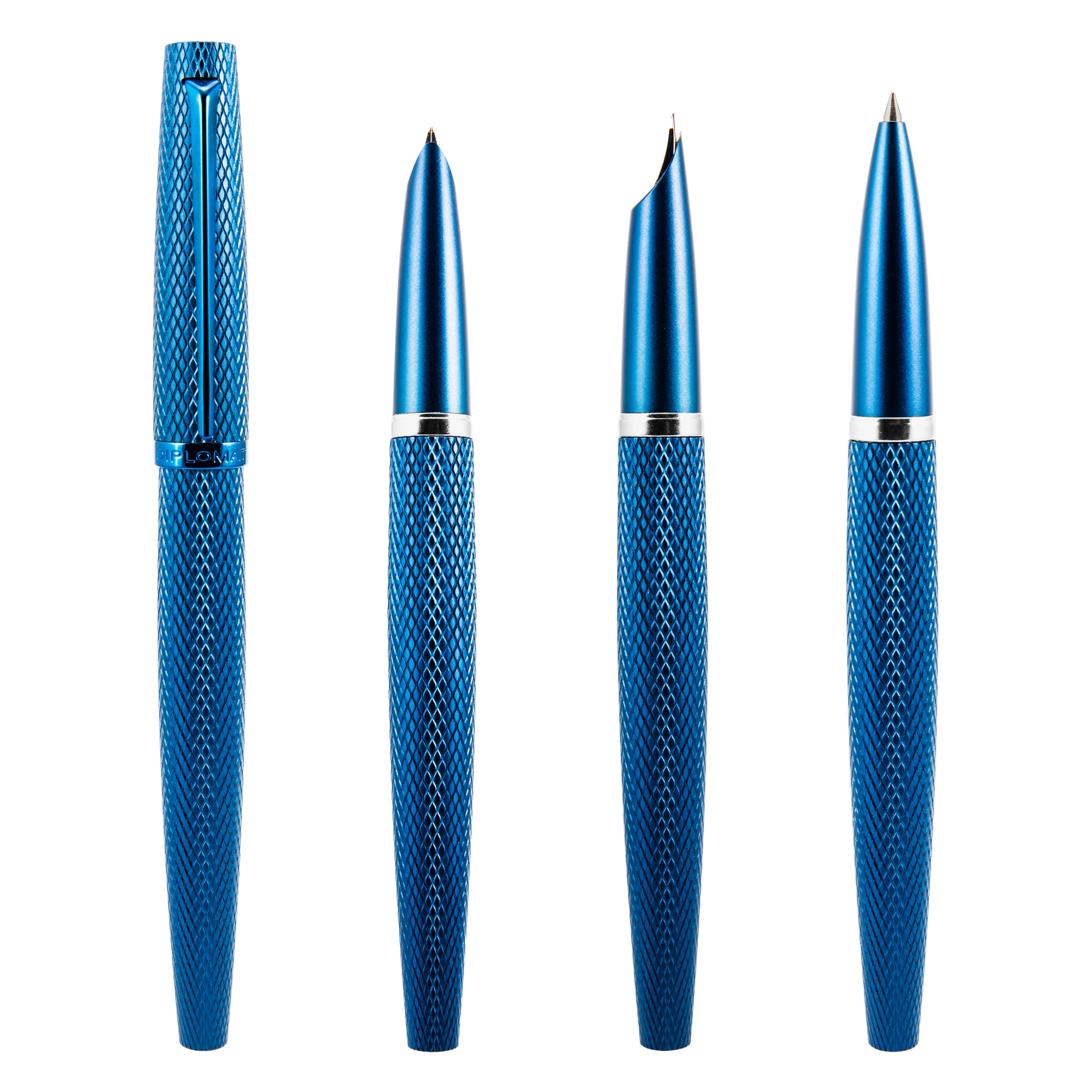 Diplomat Viper Blue Guilloche Fountain pen
