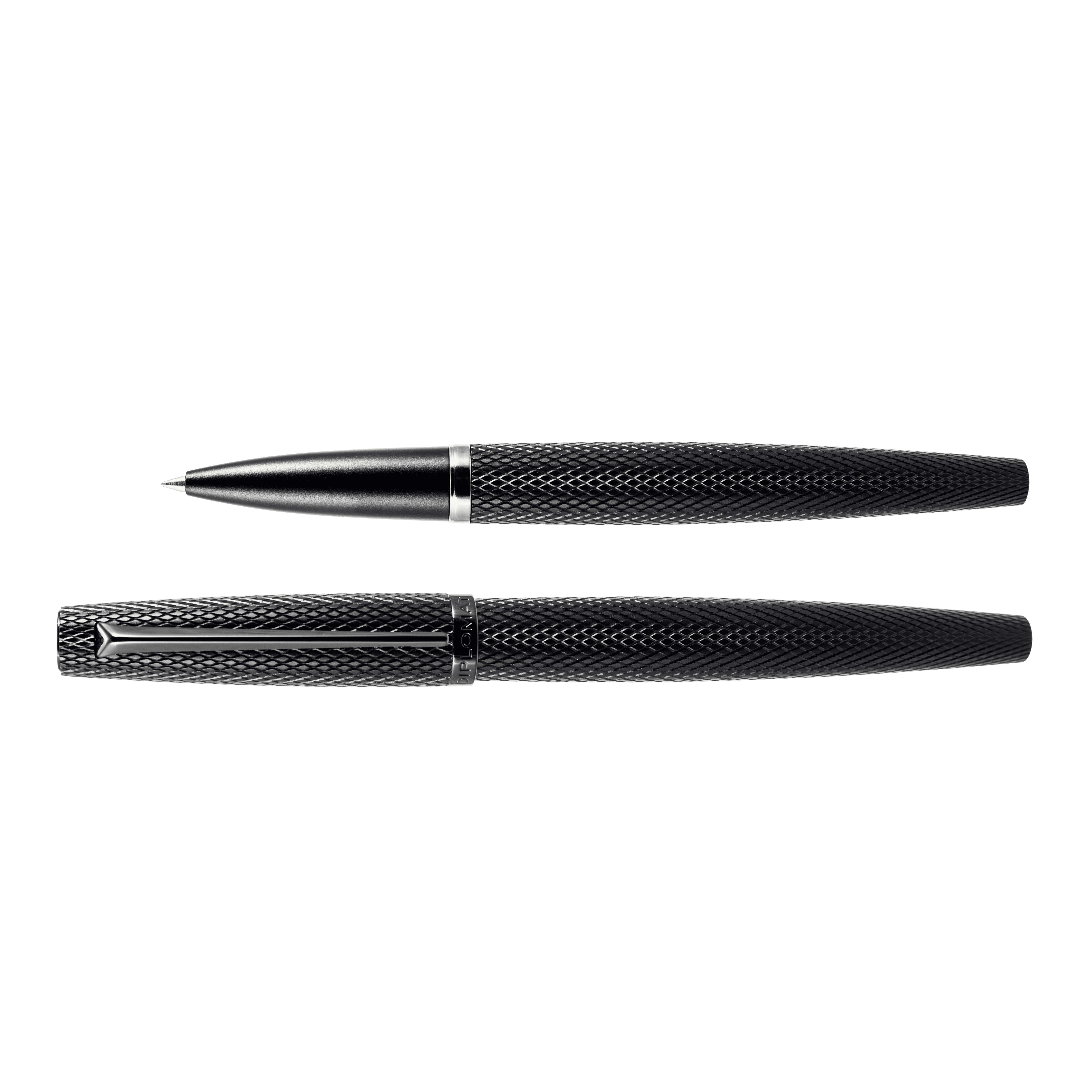 Diplomat Viper Black Guilloche Tintenroller