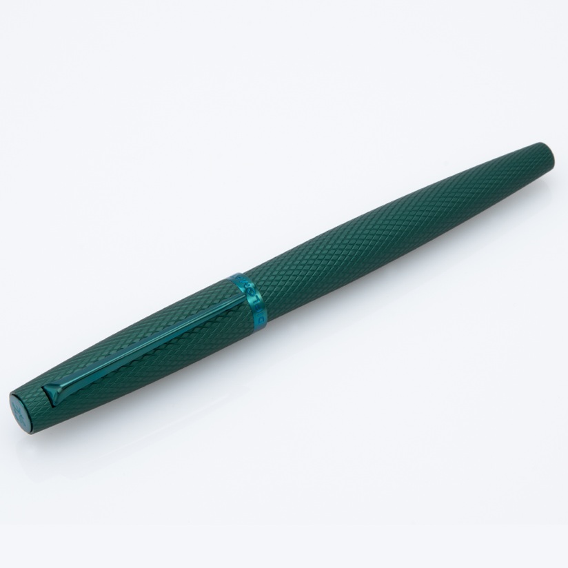 Diplomat Viper Green Guilloche Rollerball