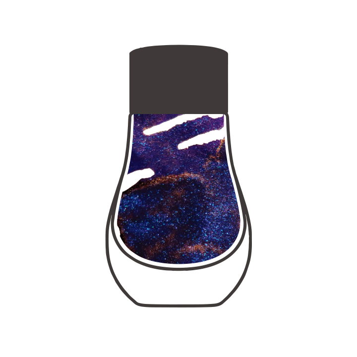 Dominant Industry Pearl No.018 Tanzanite 25ml Butelka atramentu