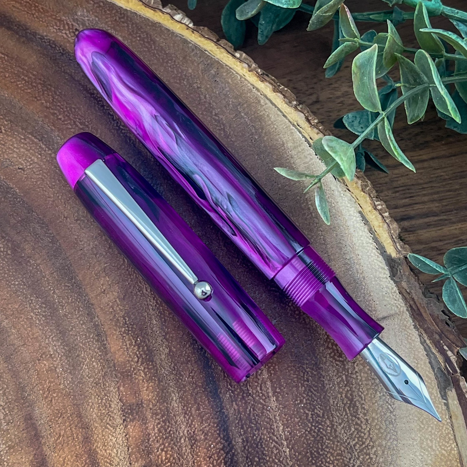 Edison Collier Ancient Orchid ST Fountain Pen
