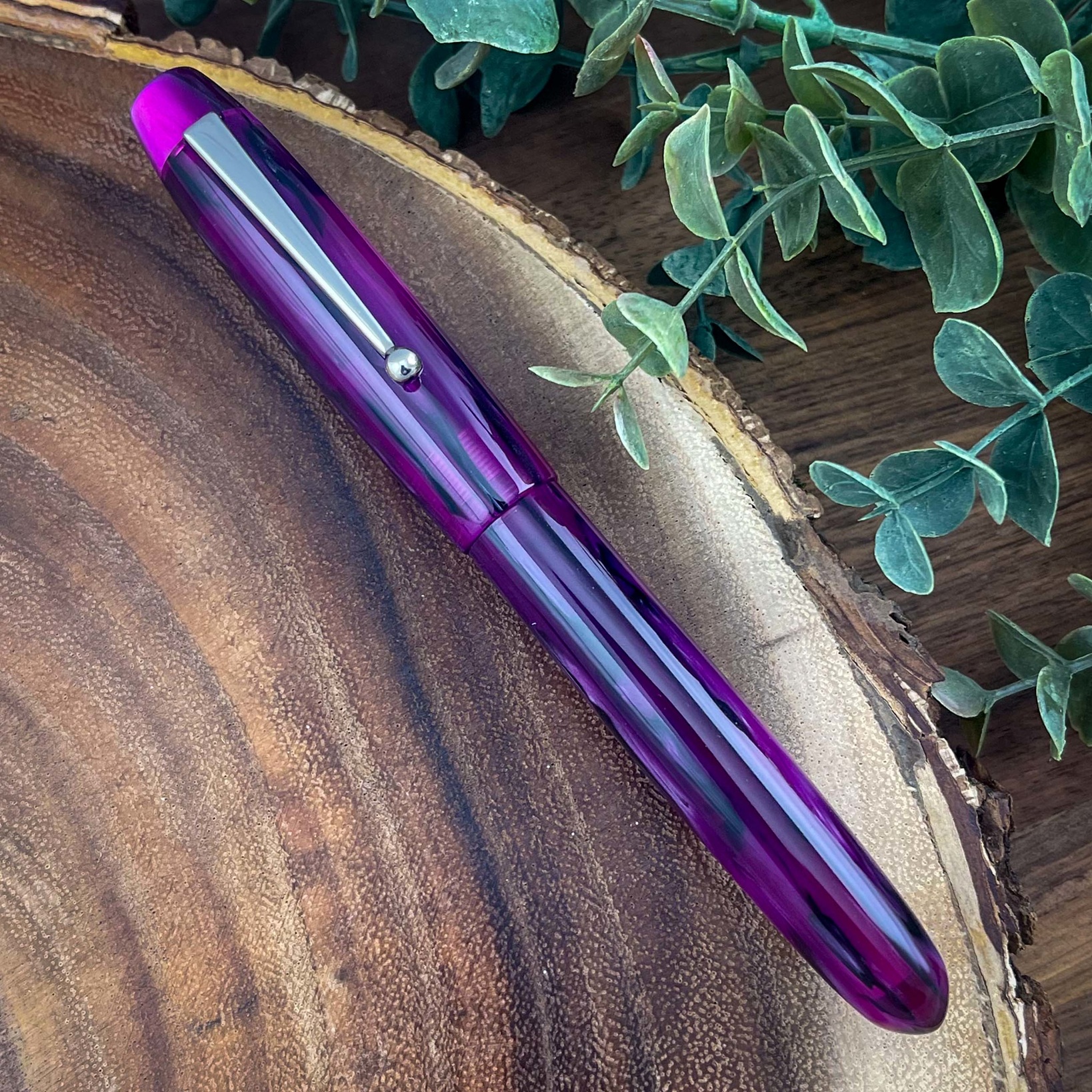 Edison Collier Ancient Orchid ST Fountain Pen