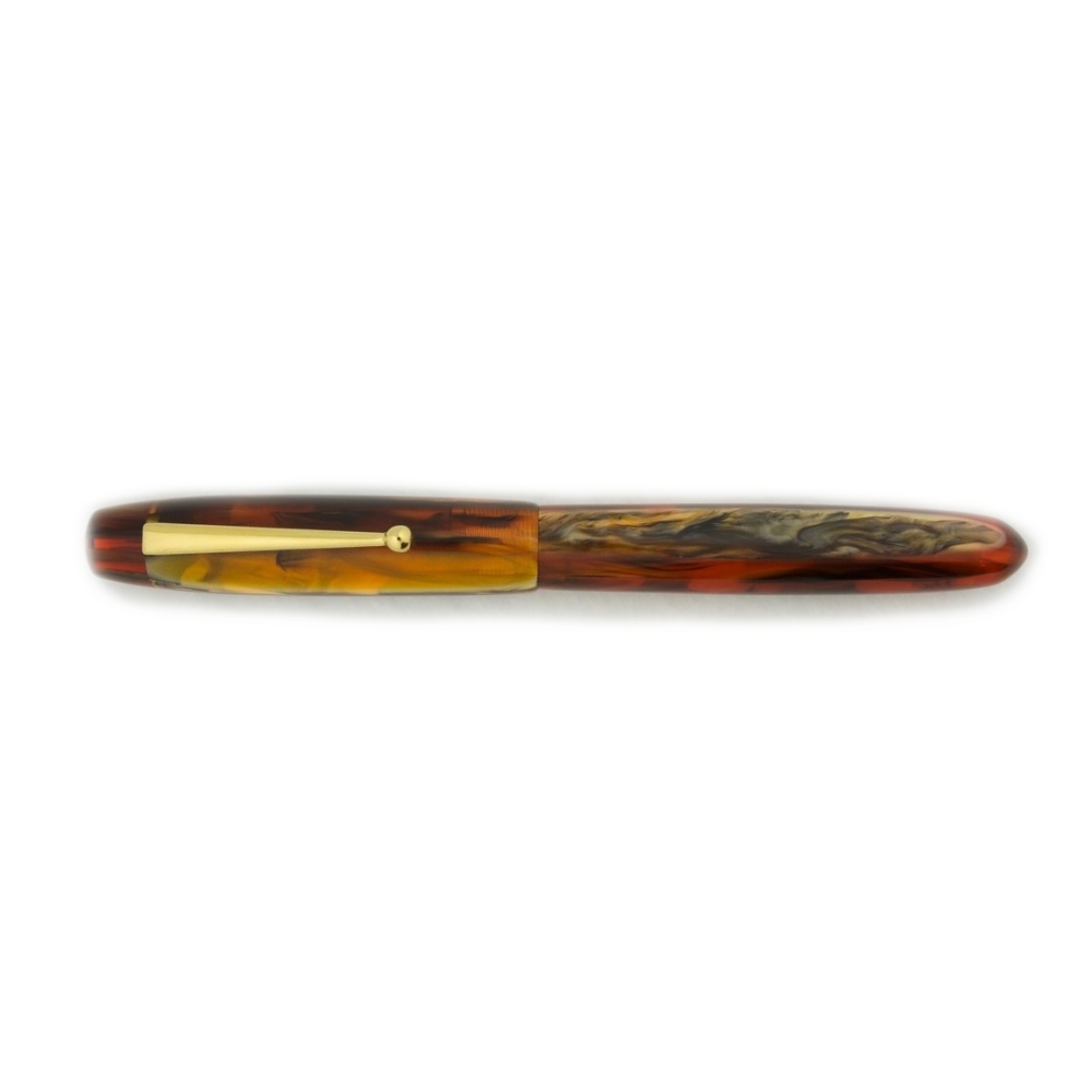 Edison Collier Antique Marble GT Fountain Pen