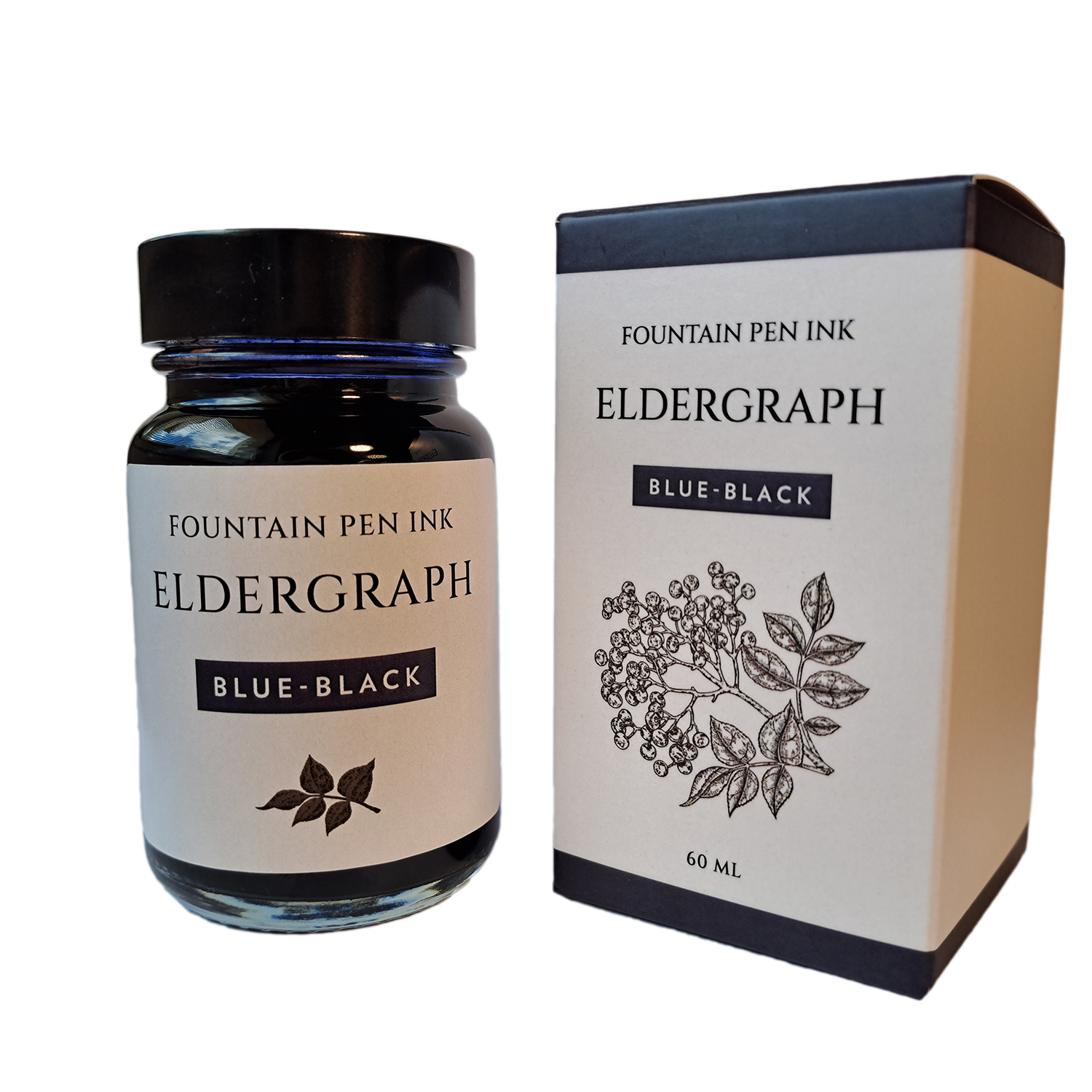Eldergraph Blue-Black 60ml Butelka z atramentem