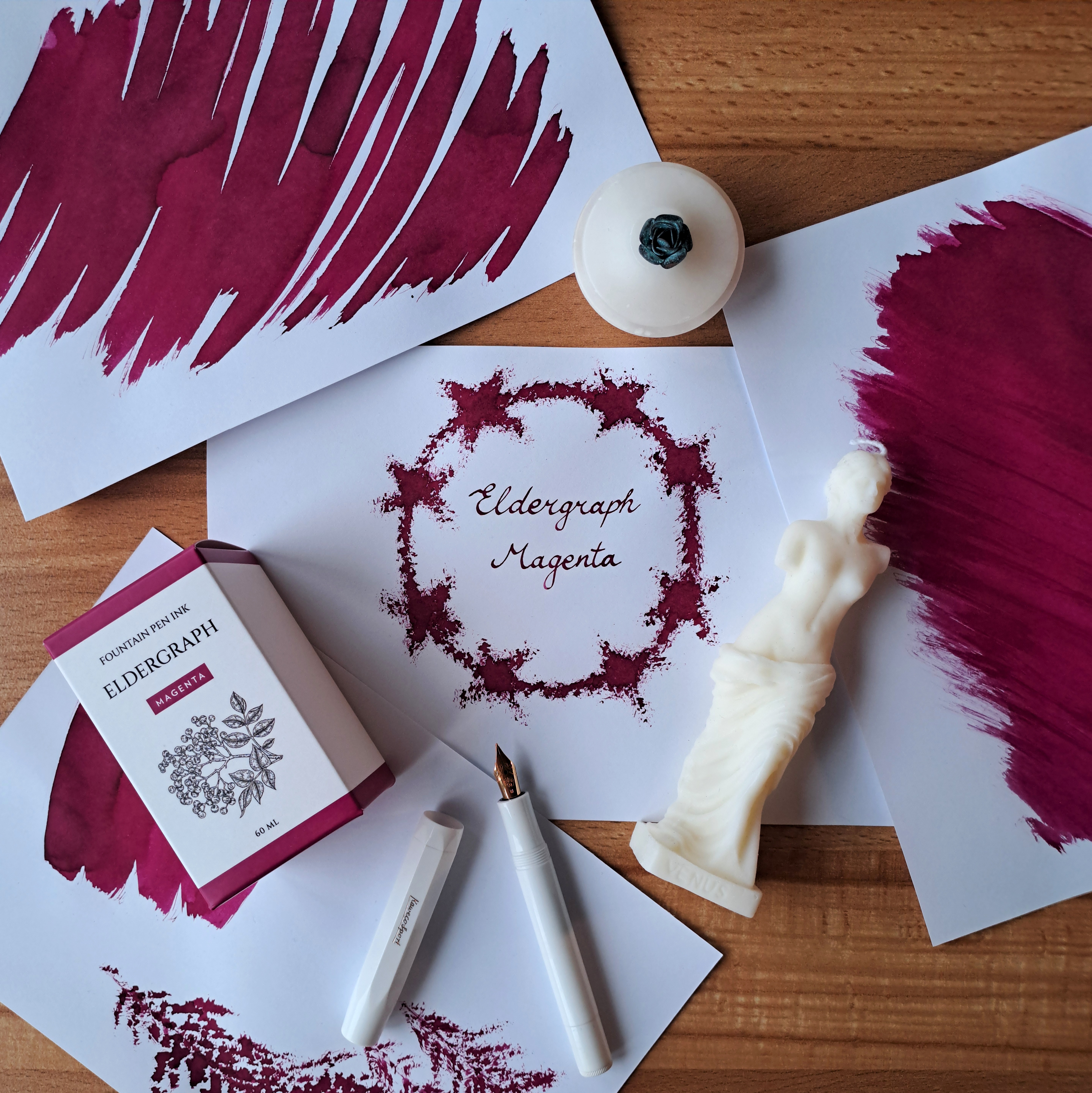 Eldergraph Magenta 60ml Ink Bottle