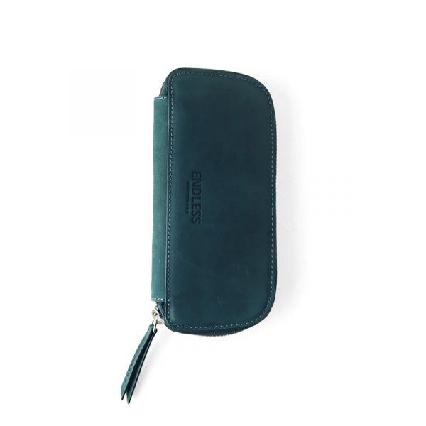 Bolsa para canetas ajustável azul Endless Companion (tripla)