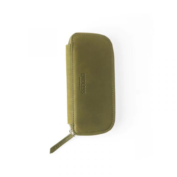 Endless Companion Green Adjustable Pen Pouch (Triple)