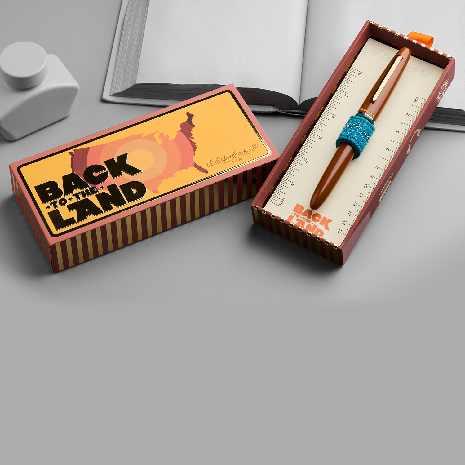 Esterbrook Estie Back to the Lands Incredible Rock Brown GT Piston Fountain pen
