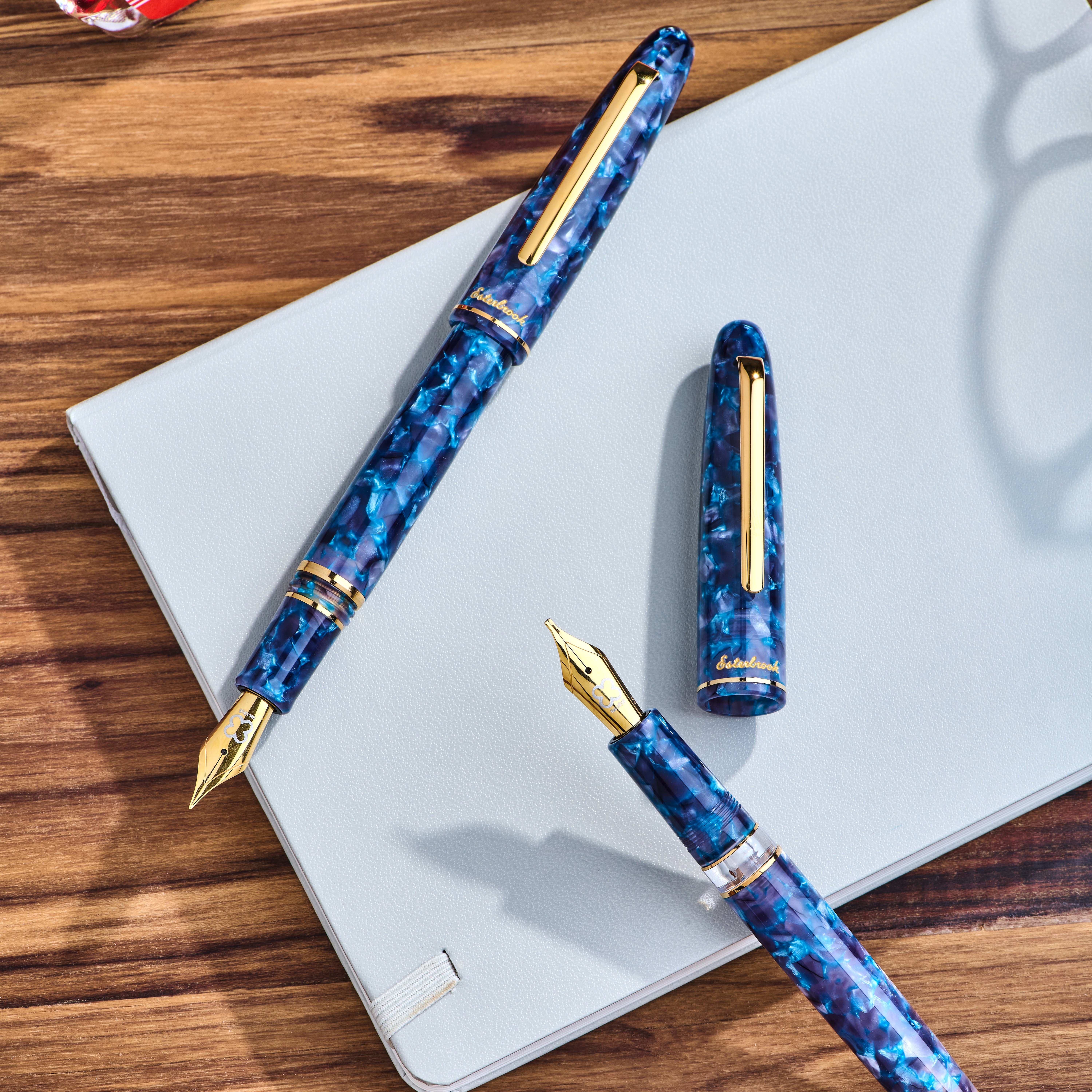 Esterbrook Estie Blue Moon GT Piston Caneta-tinteiro