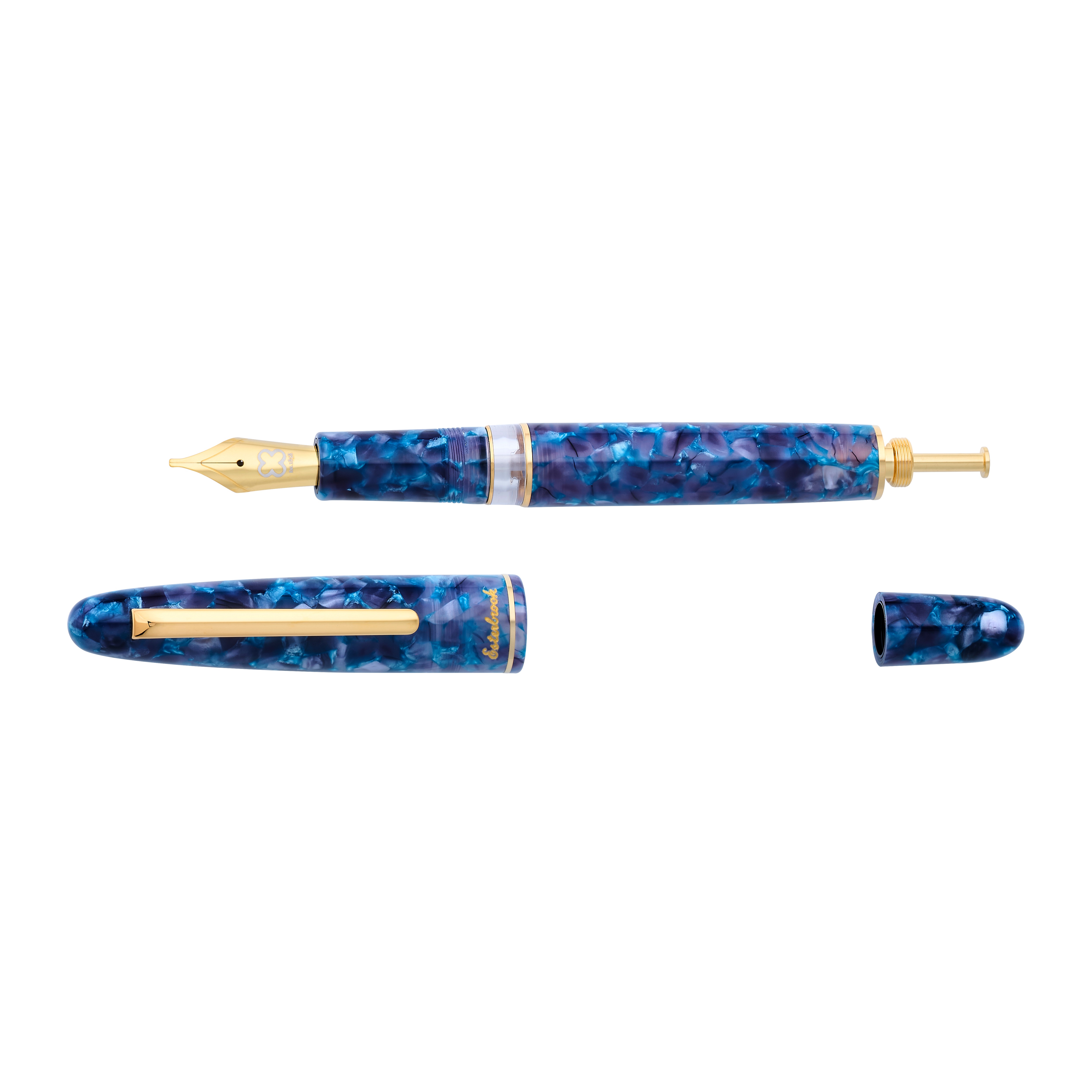 Esterbrook Estie Blue Moon GT Piston Caneta-tinteiro