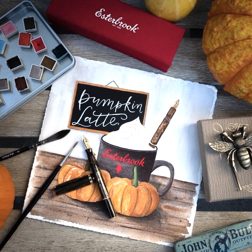 Pluma estilográfica Esterbrook JR Pocket Pen Pumpkin Latte